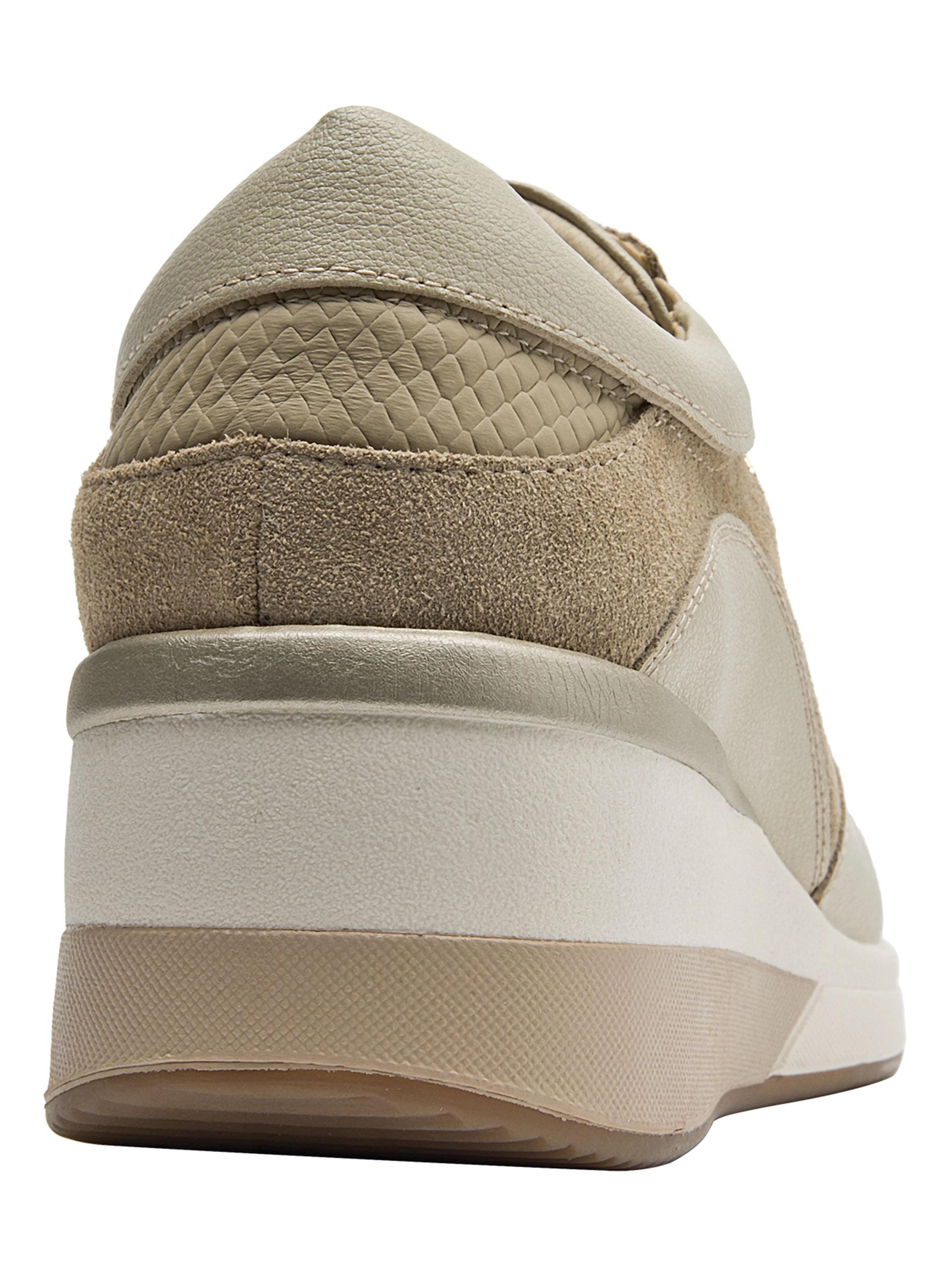 Zapatilla Urbana Taco Chino Cuero Mujer-4