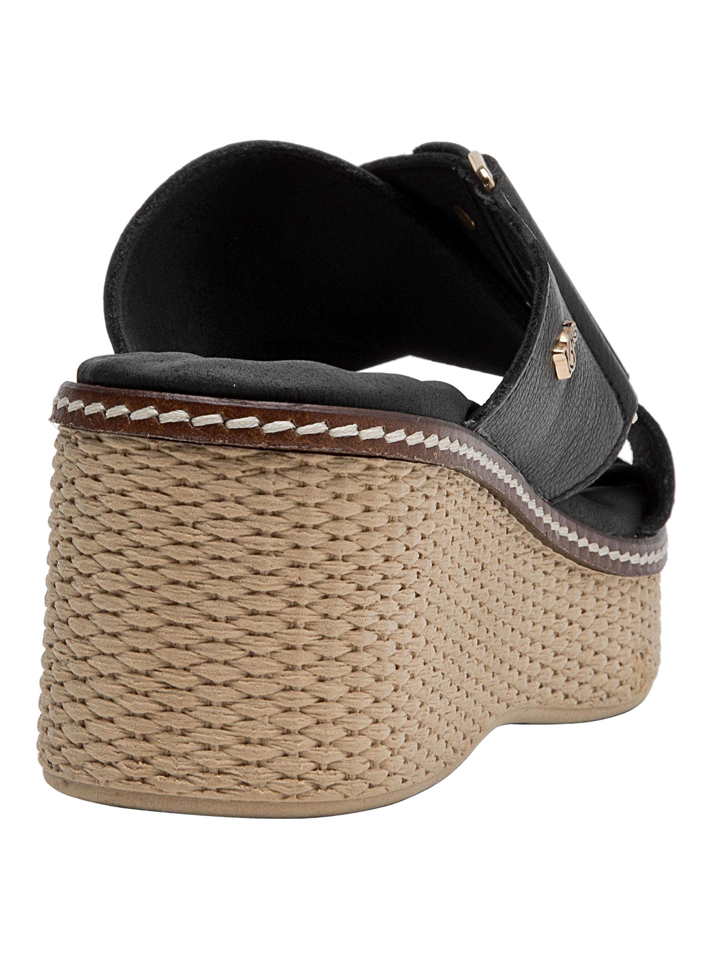 Sandalia Cruzada Correa y Plataforma Mujer-4