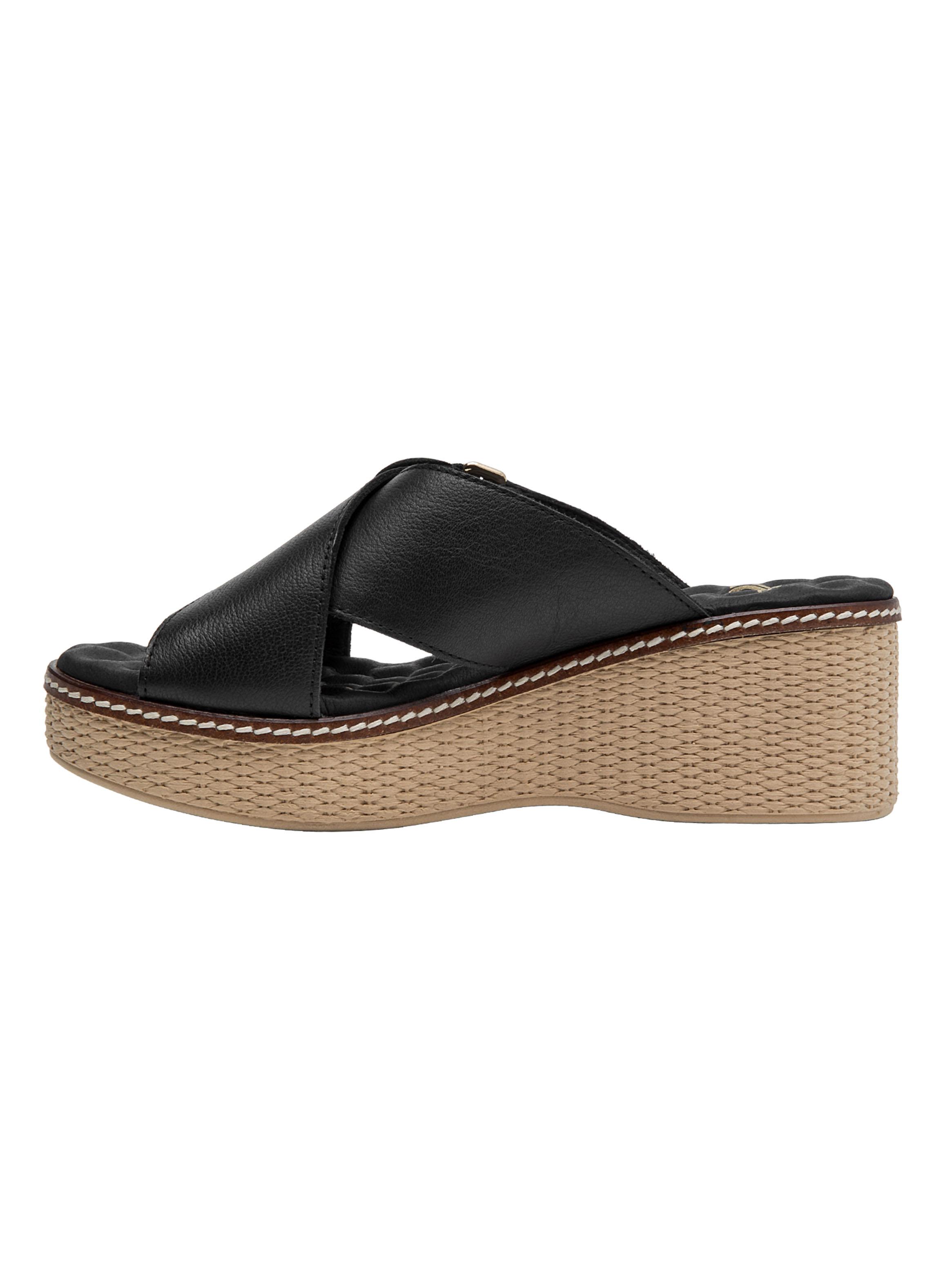 Sandalia Cruzada Correa y Plataforma Mujer-2