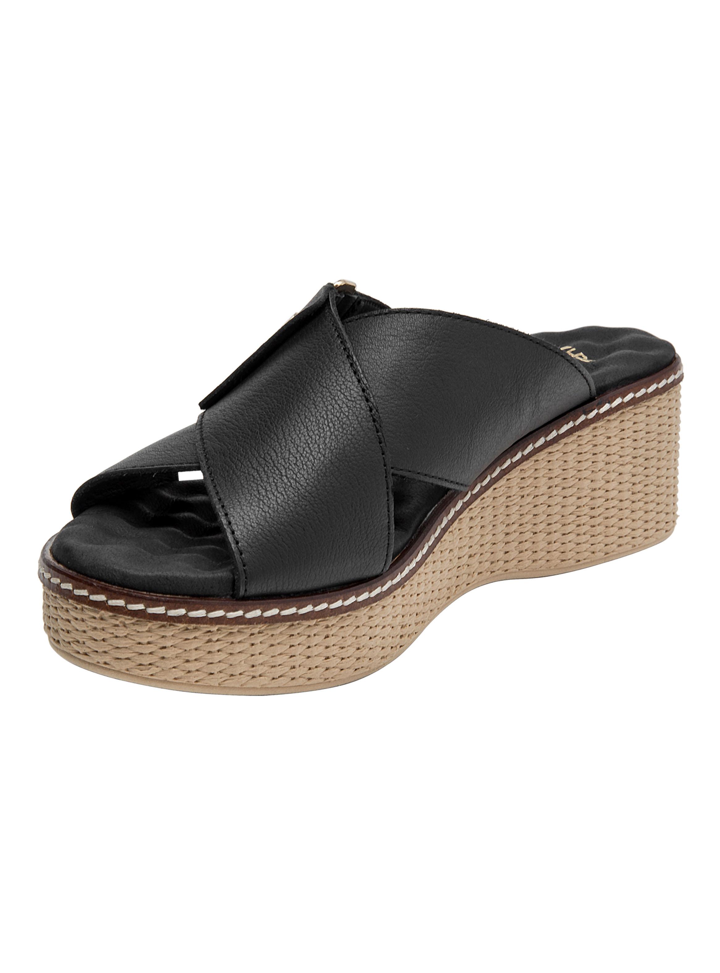 Sandalia Cruzada Correa y Plataforma Mujer-3