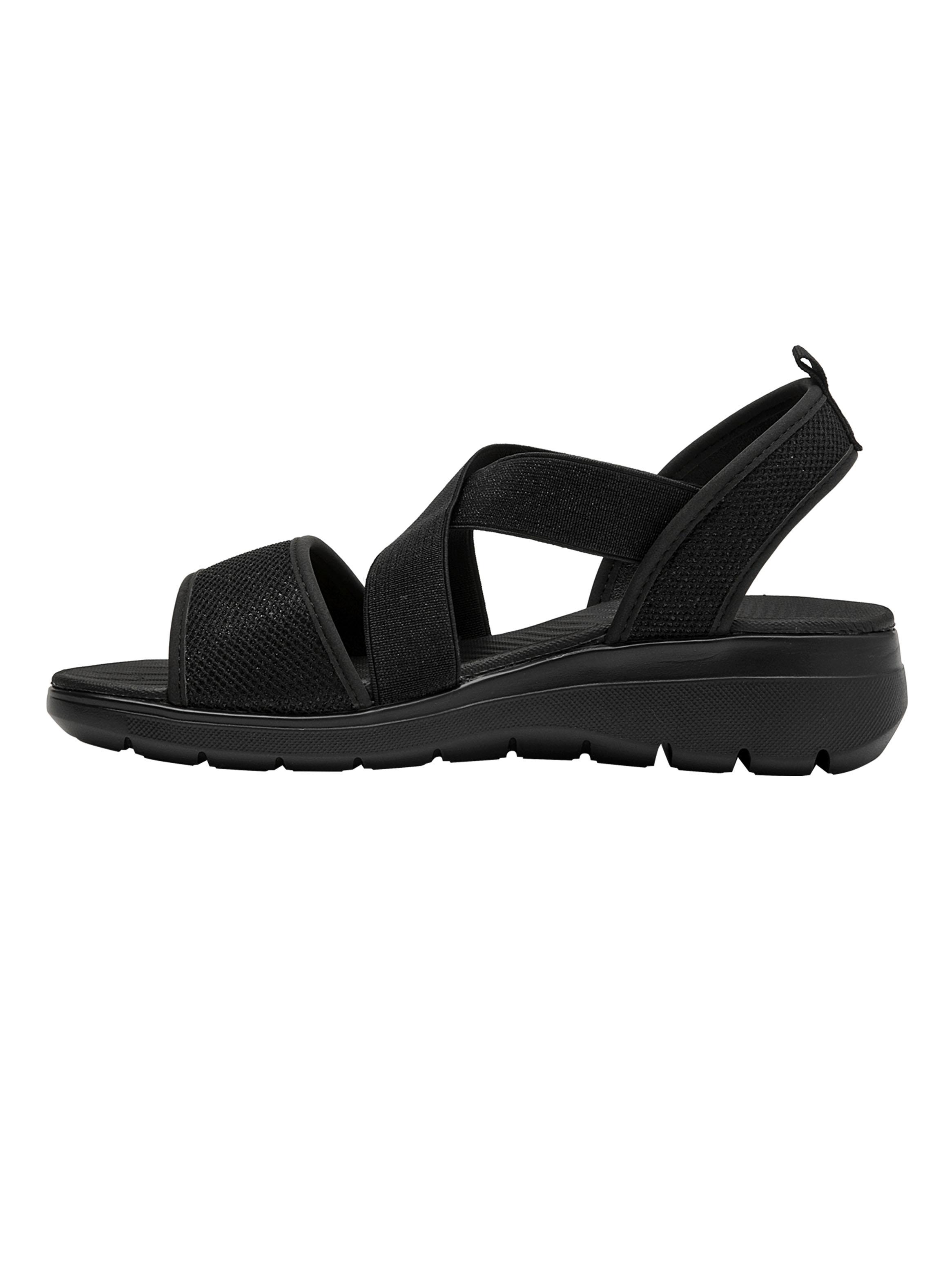 Sandalia Glitter Elástico Mujer-2