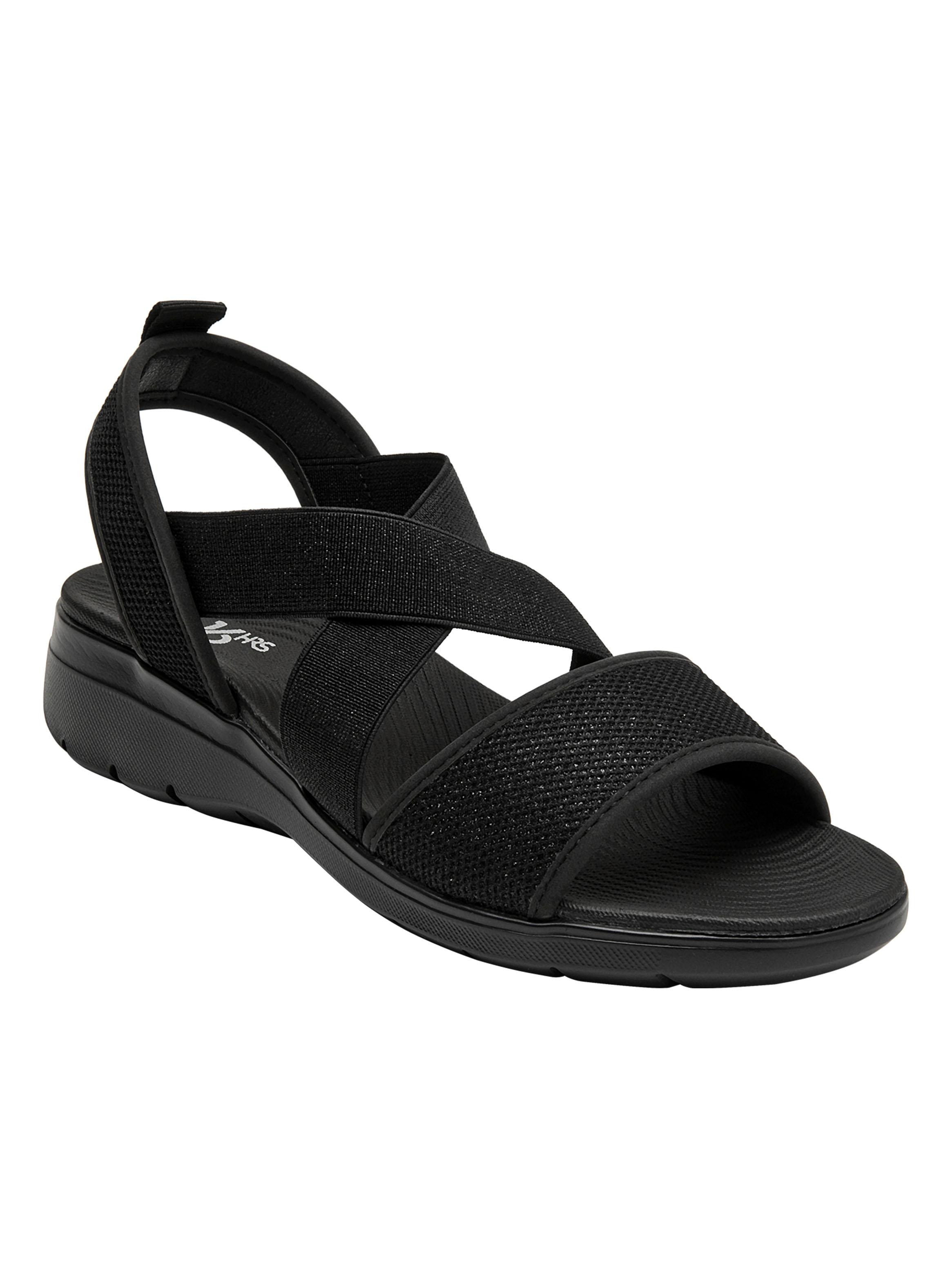 Sandalia Glitter Elástico Mujer-1