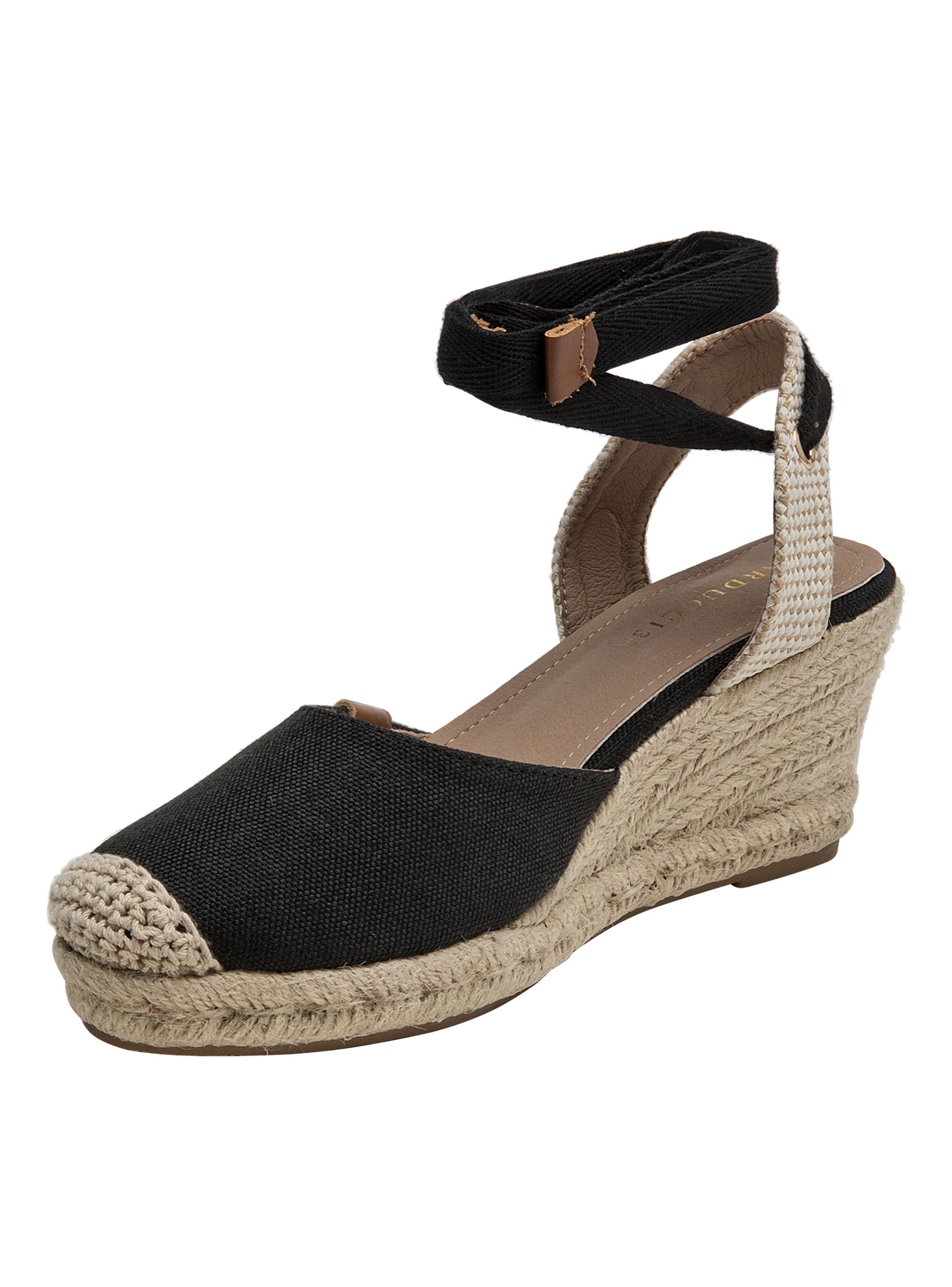 Sandalia Textil Animal Print  Mujer-3