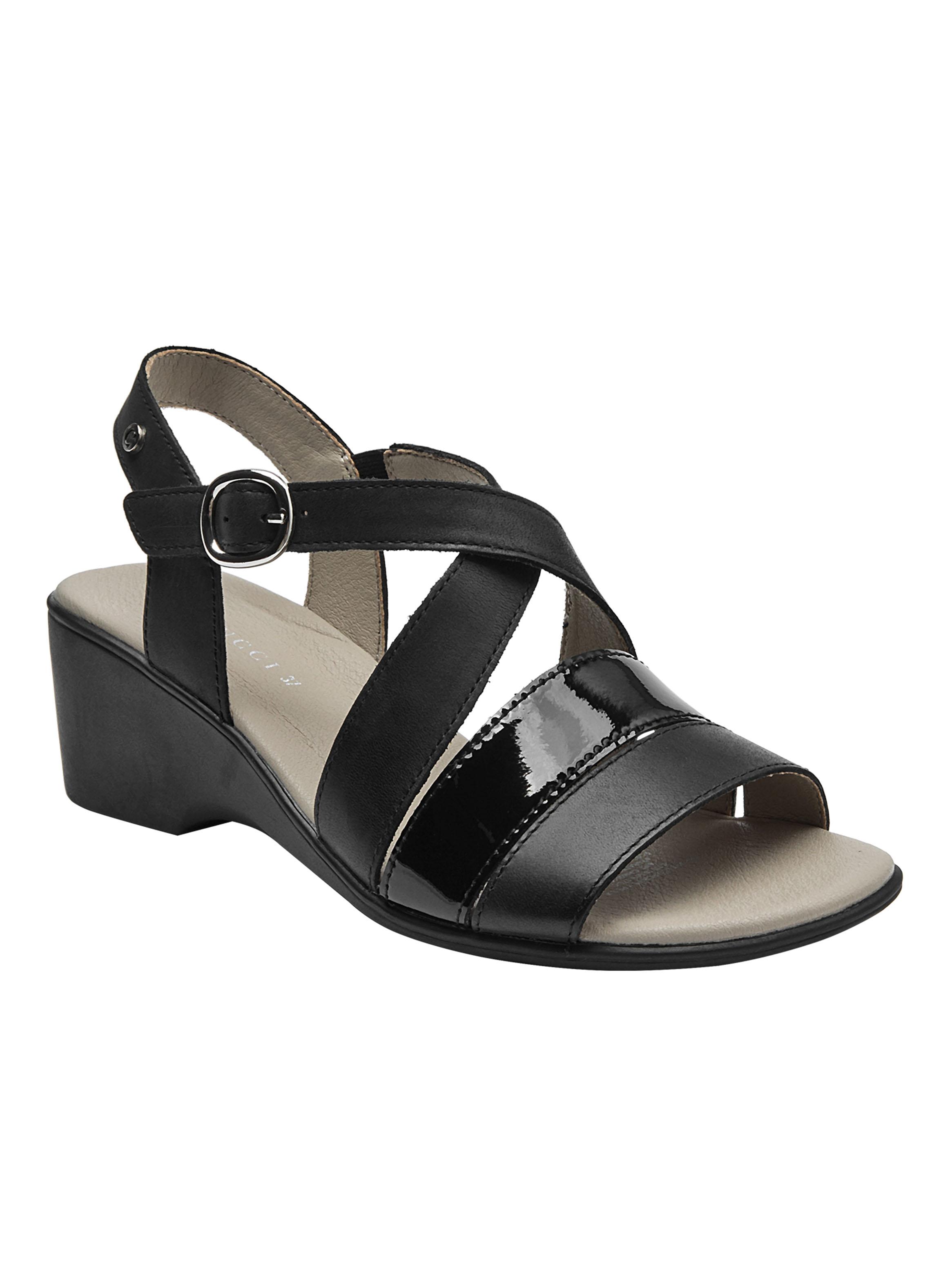 Sandalia Detalle Animal Print Correa Mujer-1