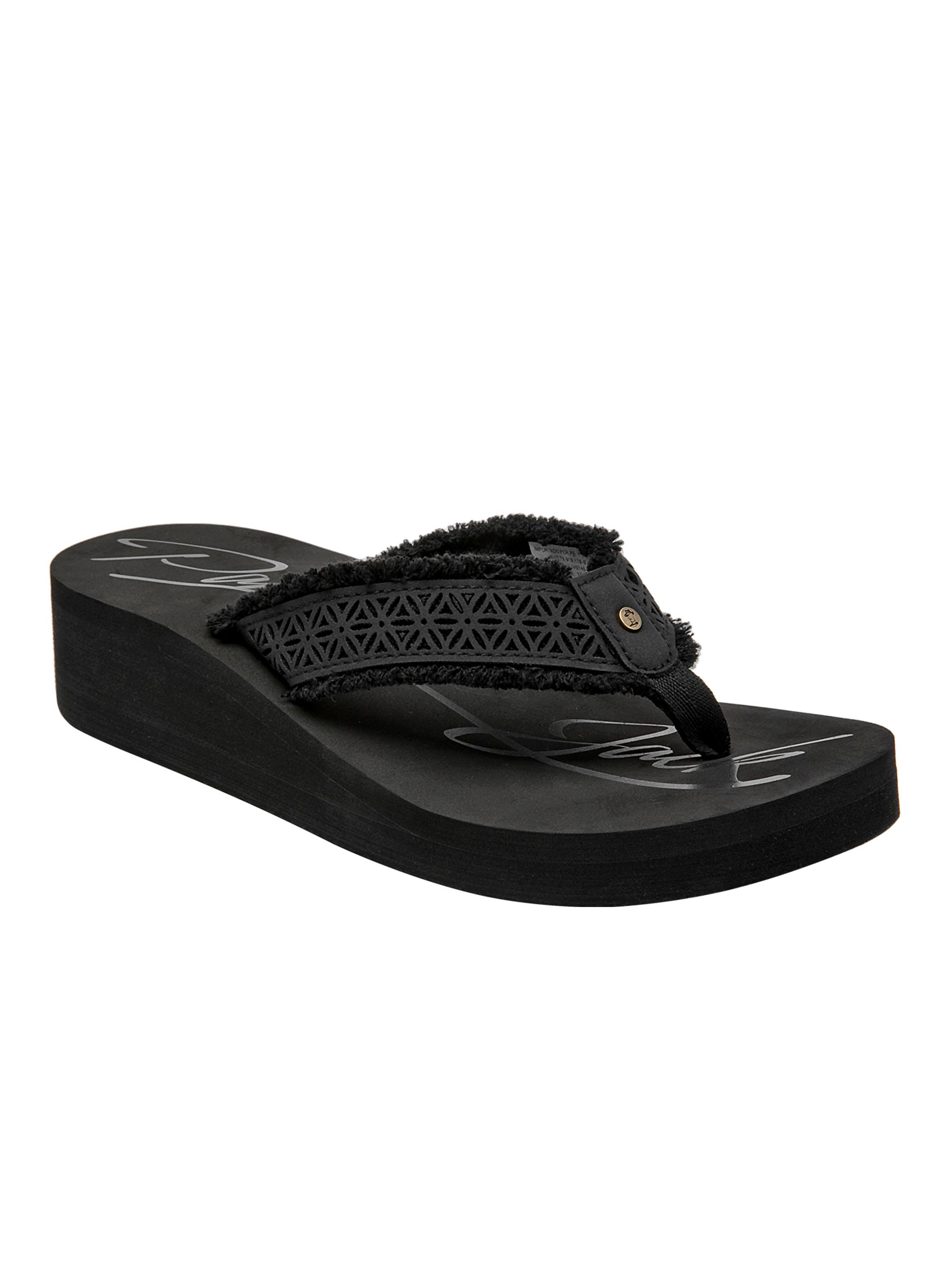 Sandalia Logo Plataforma Mujer-1