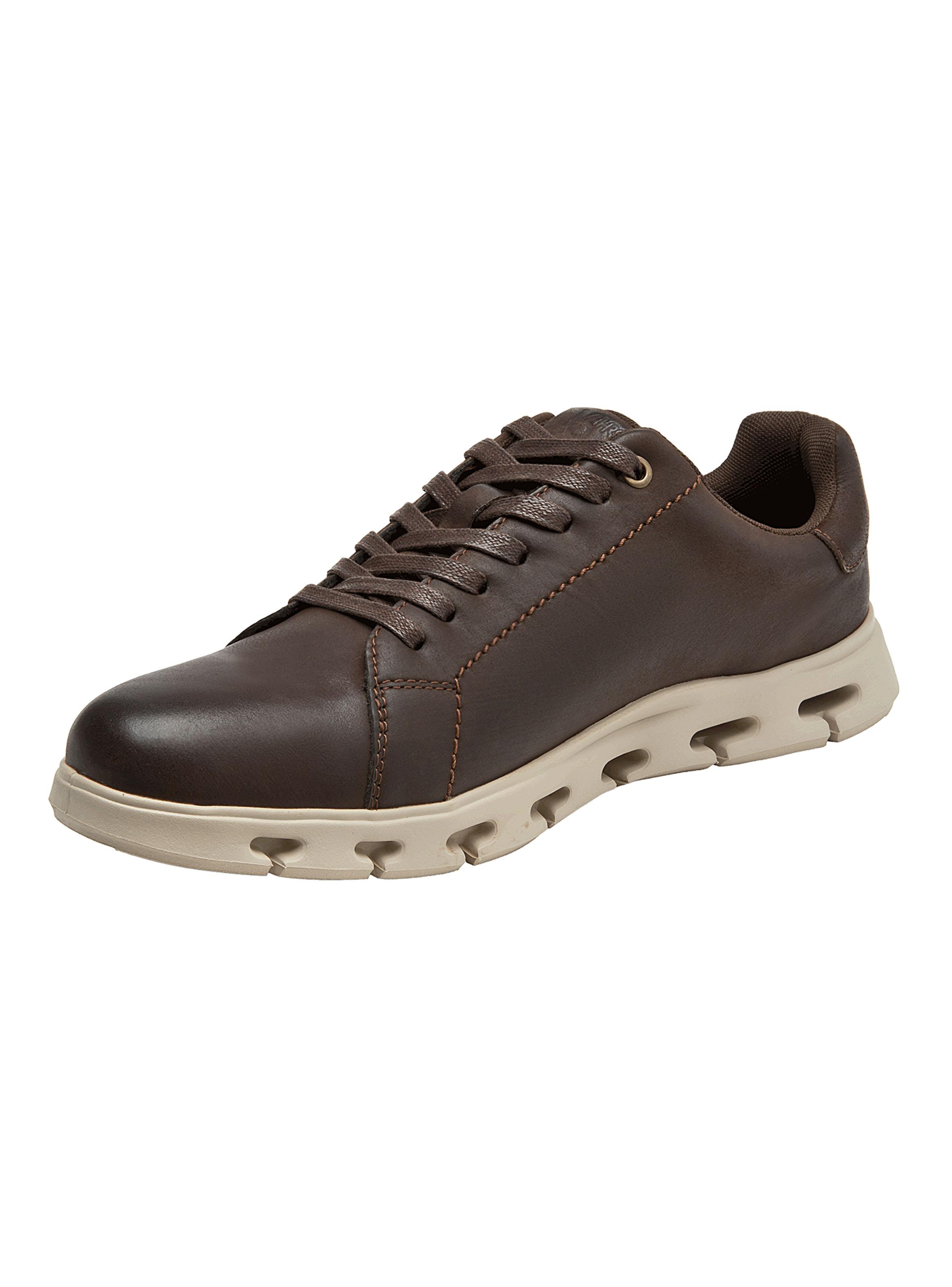 Zapato Casual Sport Acordonado Cuero Hombre-3