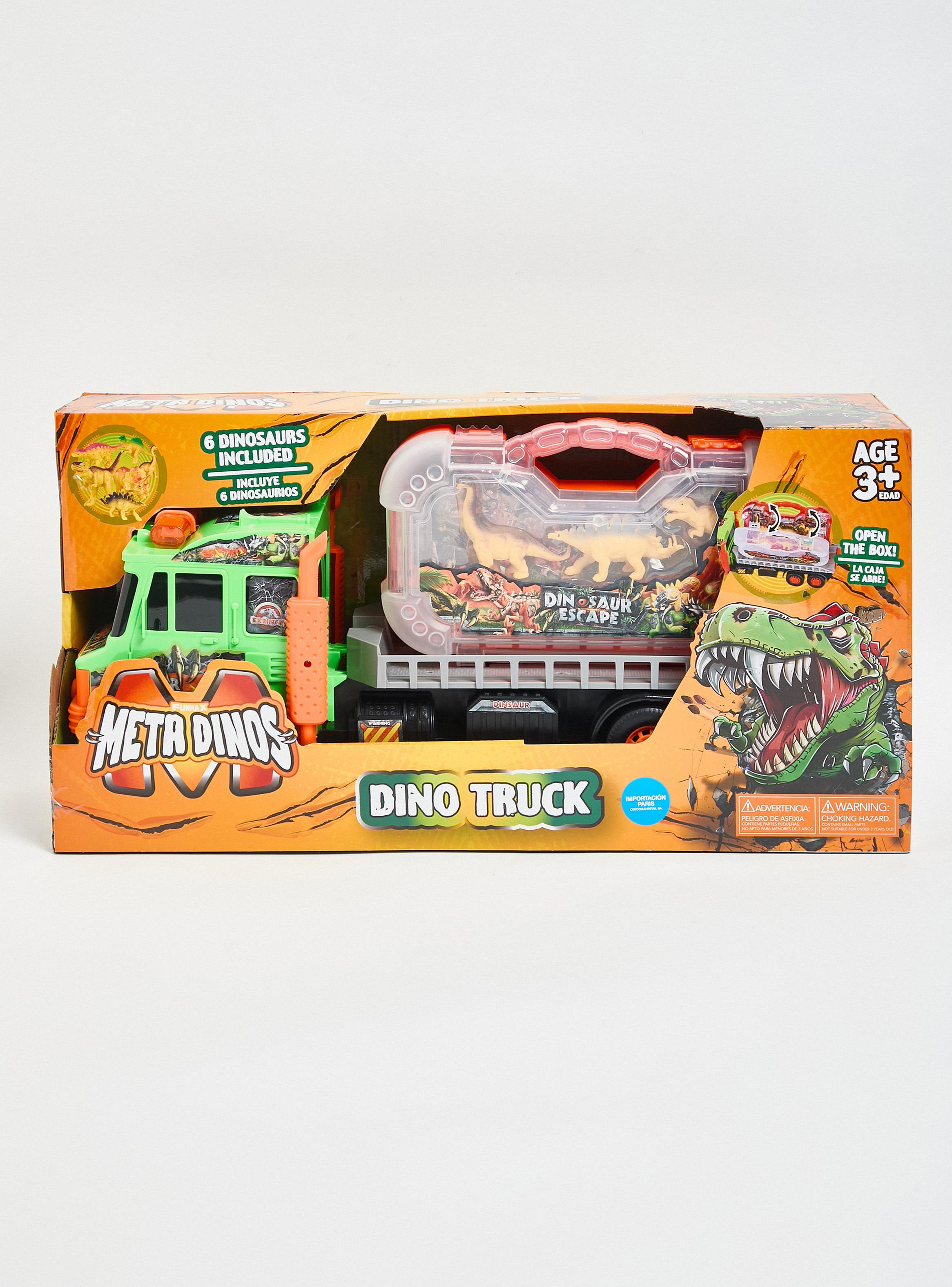 Camión Dino Truck con Dinosaurios-2