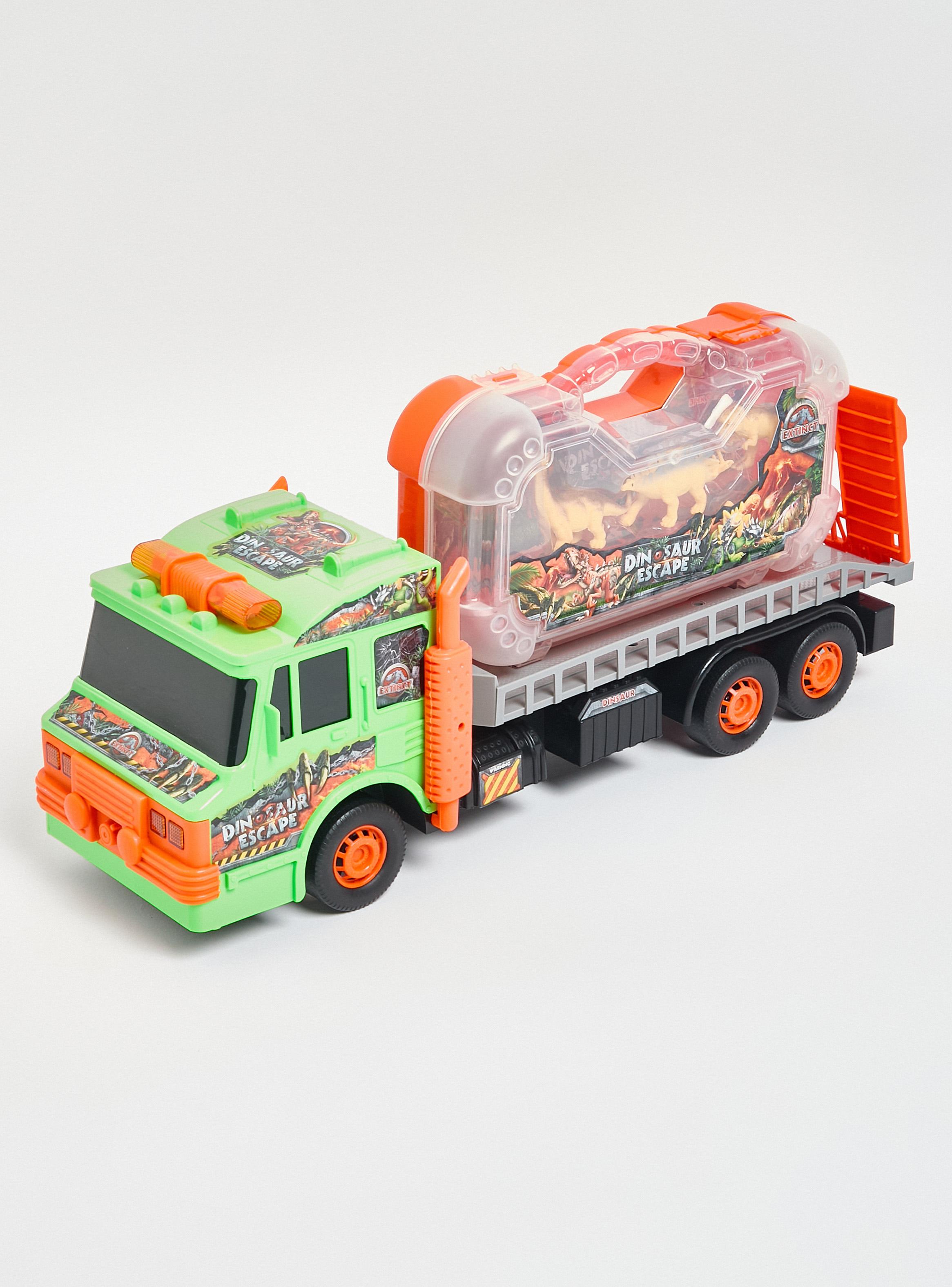 Camión Dino Truck con Dinosaurios-0