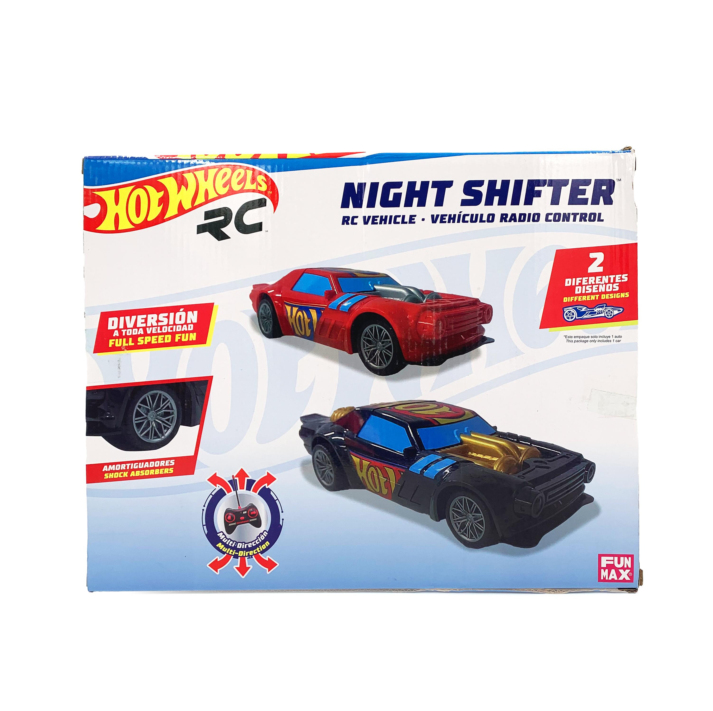 Auto a Control Remoto Hot Wheels Night Shifter  Rojo-8