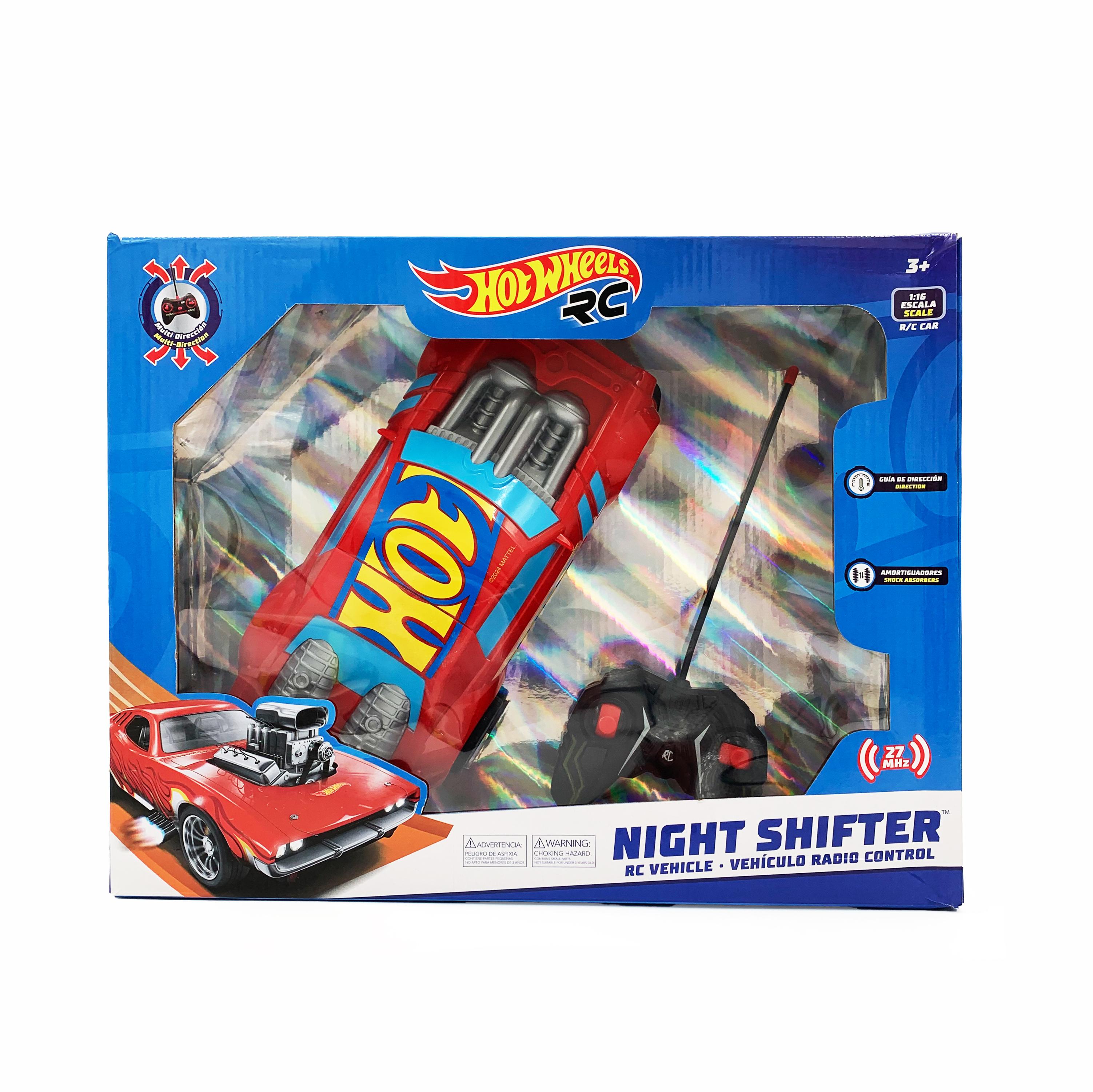 Auto a Control Remoto Hot Wheels Night Shifter  Rojo-7