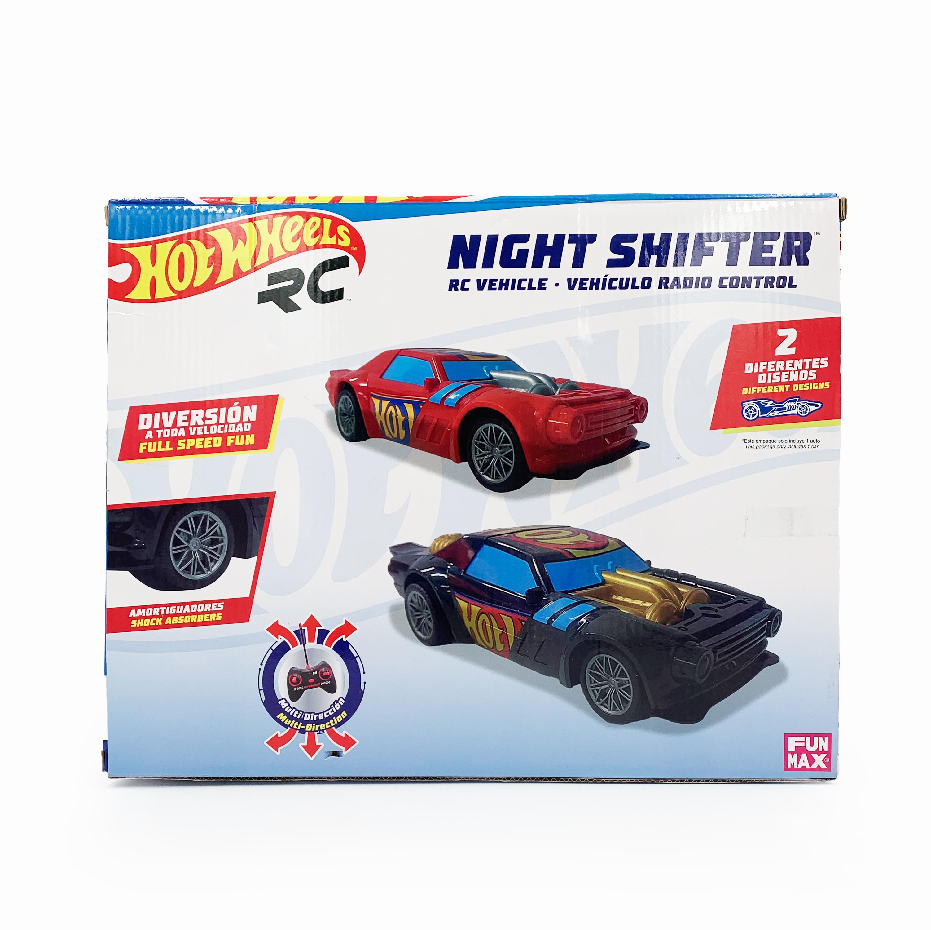 Auto a Control Remoto Hot Wheels Night Shifter  Negro-6