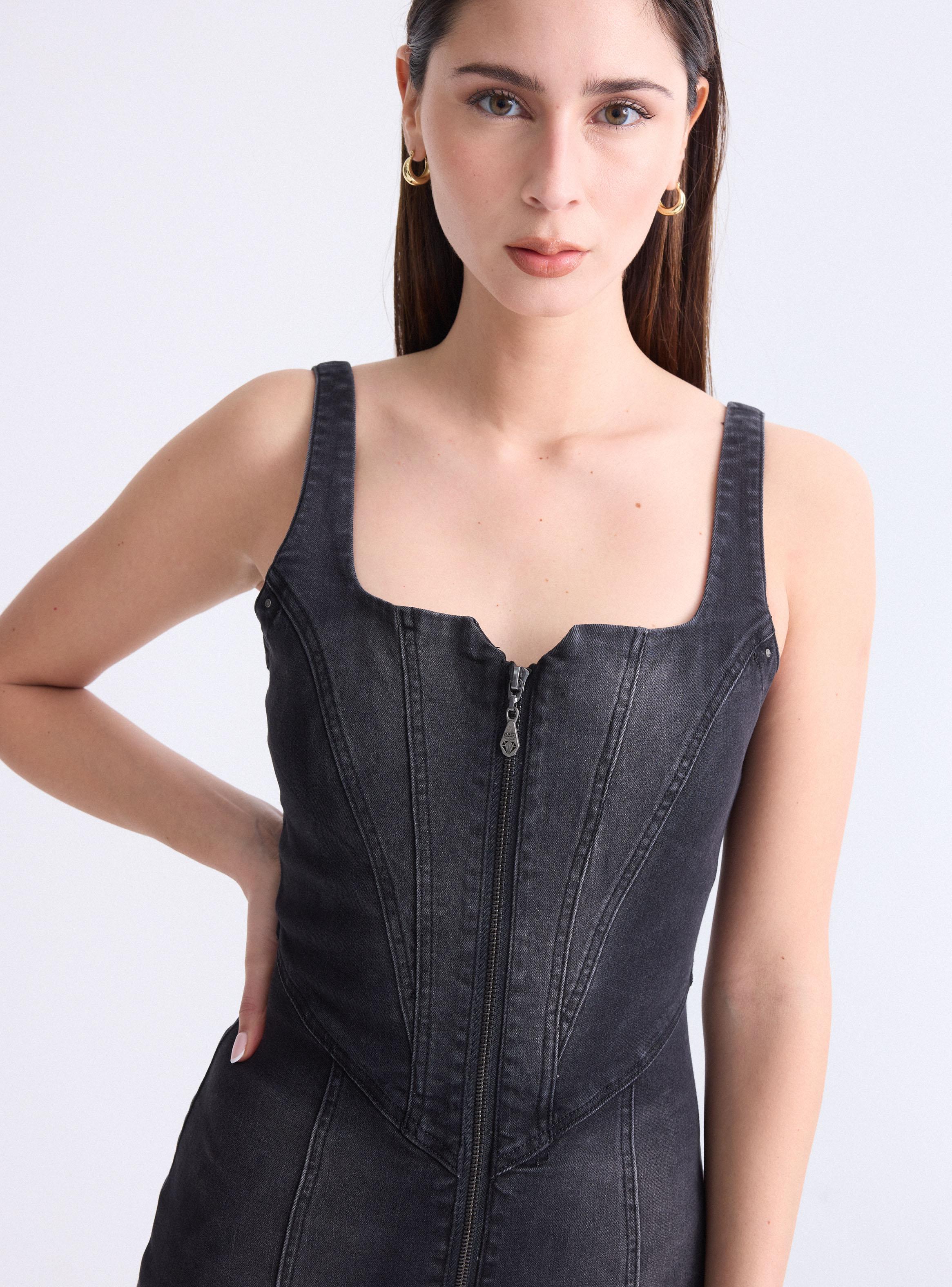 Vestido Corset con Cierre Delantero-2