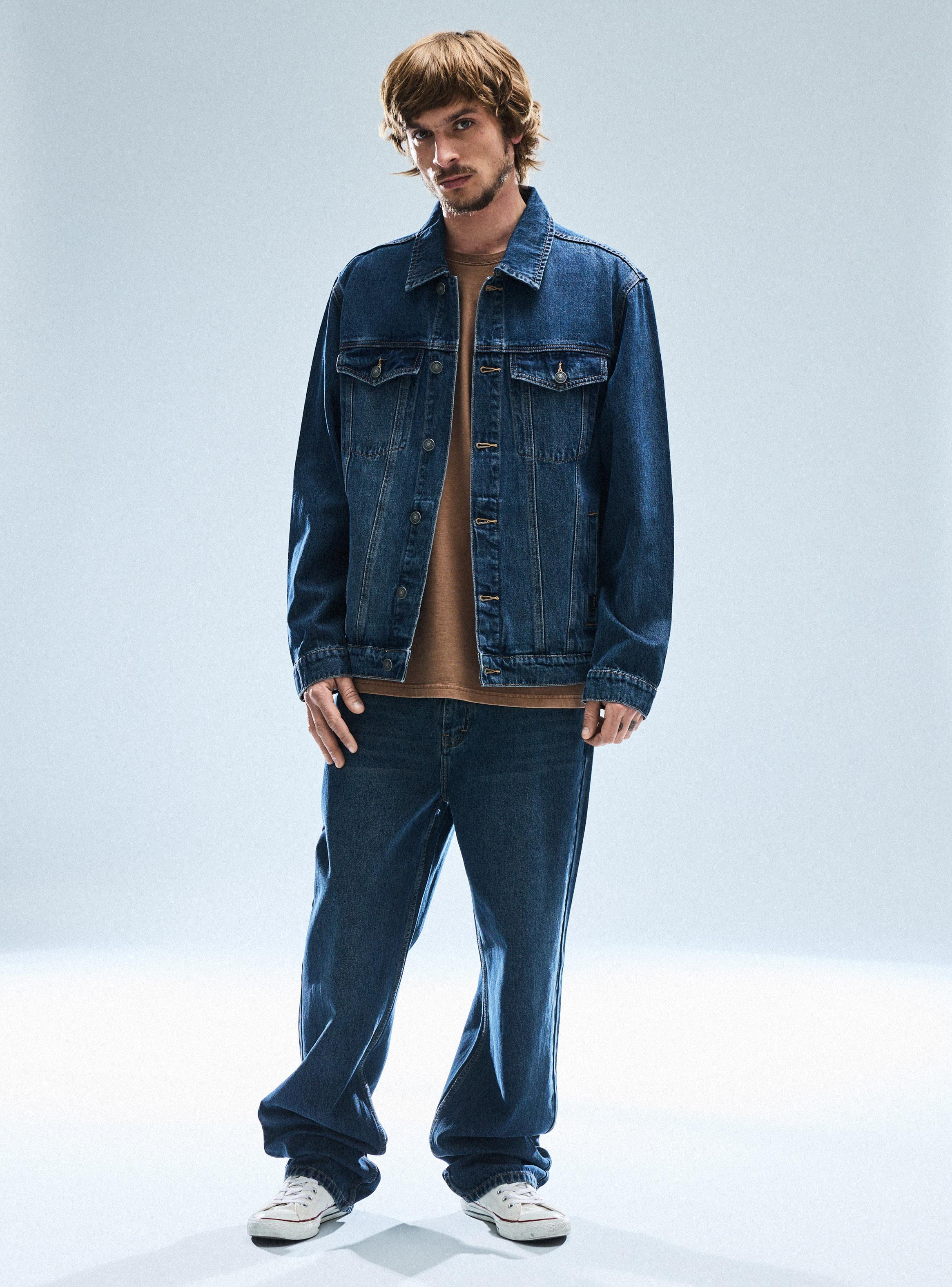 Chaqueta Trucker Azul-4