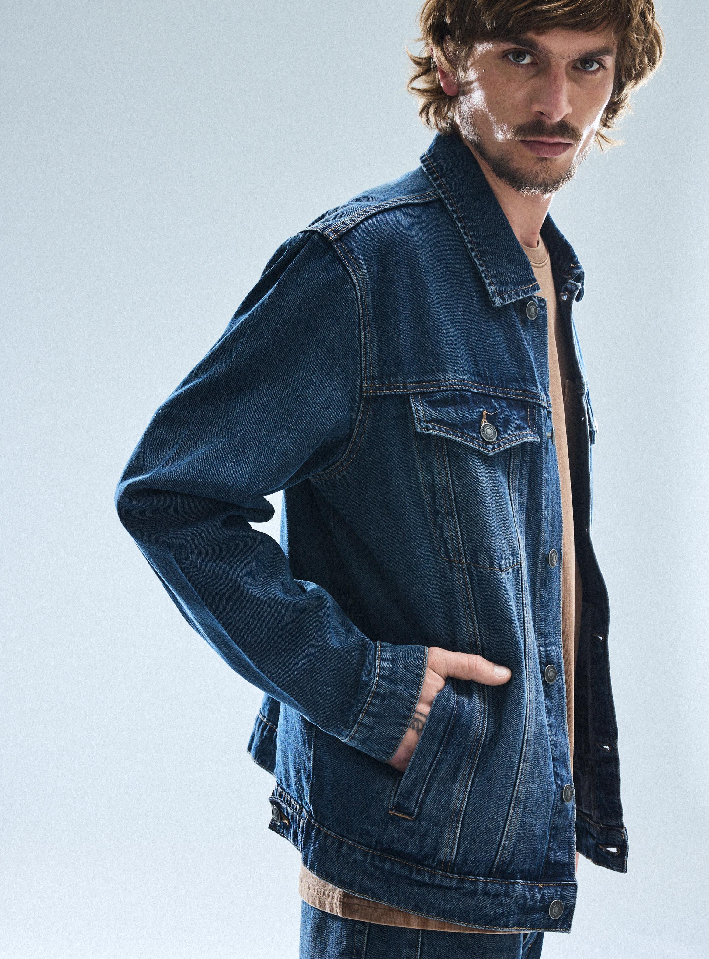 Chaqueta Trucker Azul-2