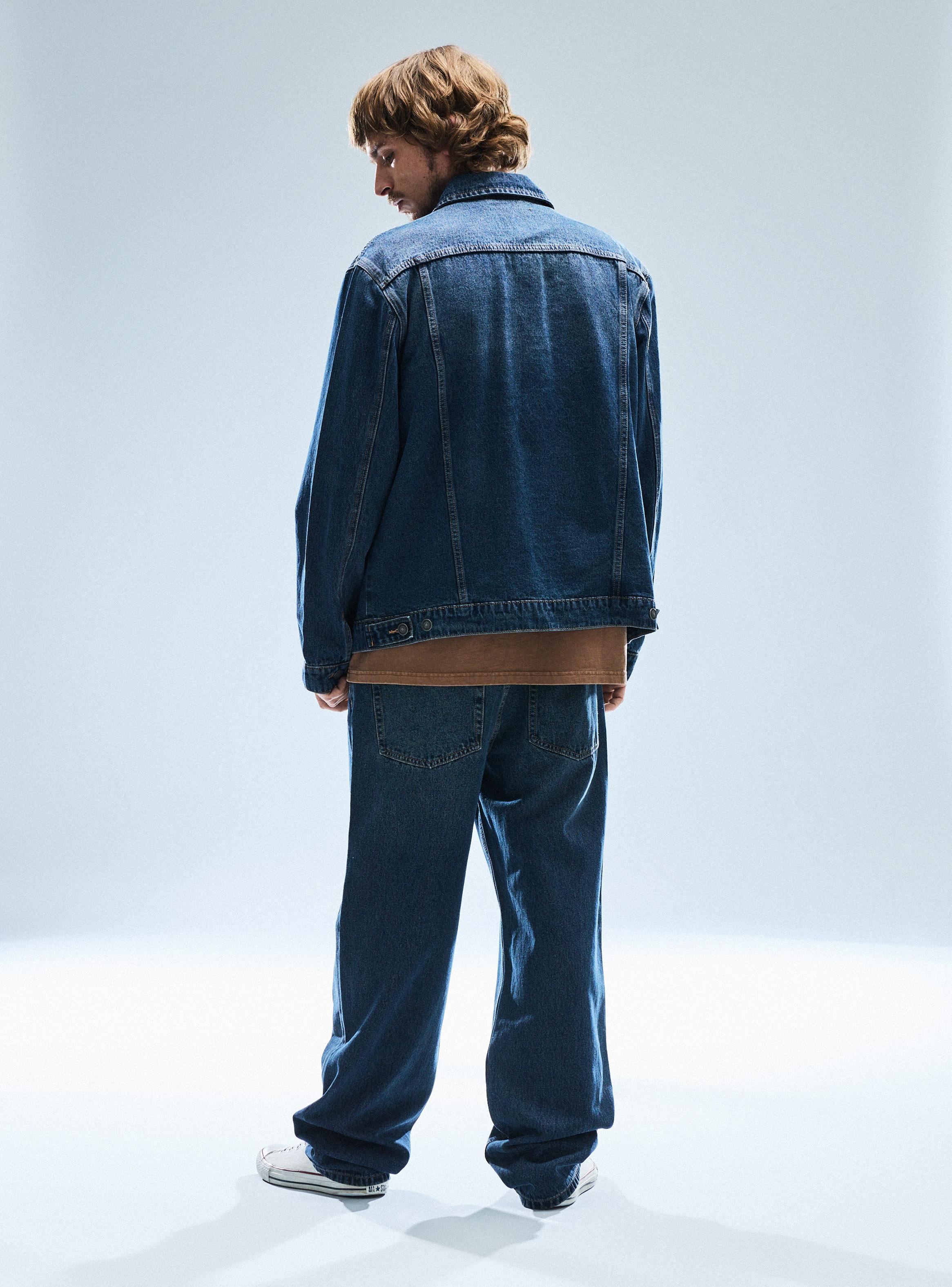 Chaqueta Trucker Azul-5