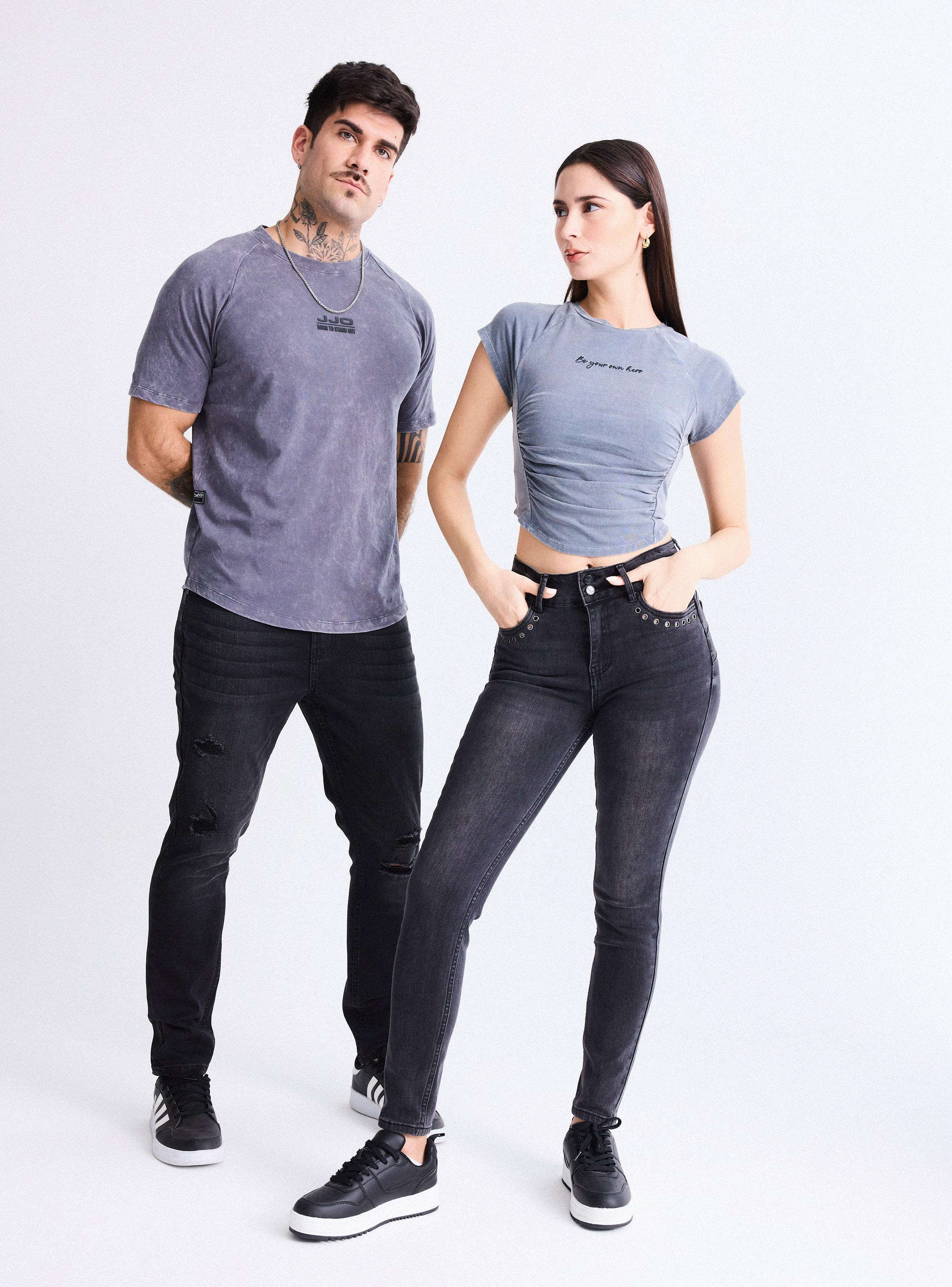 Polera Lavada Manga Raglan y Fruncido-4