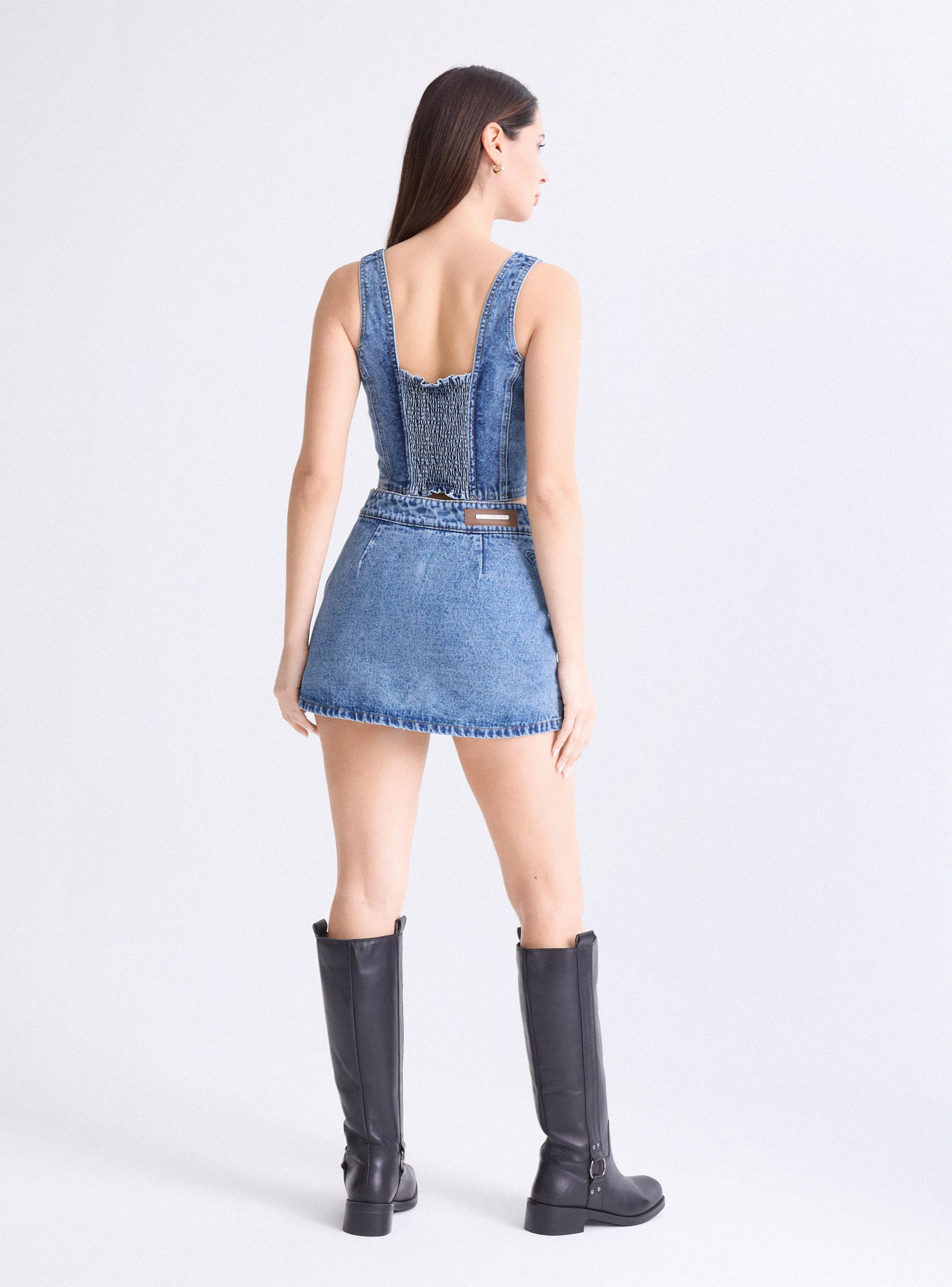 Polera Corset Denim-5