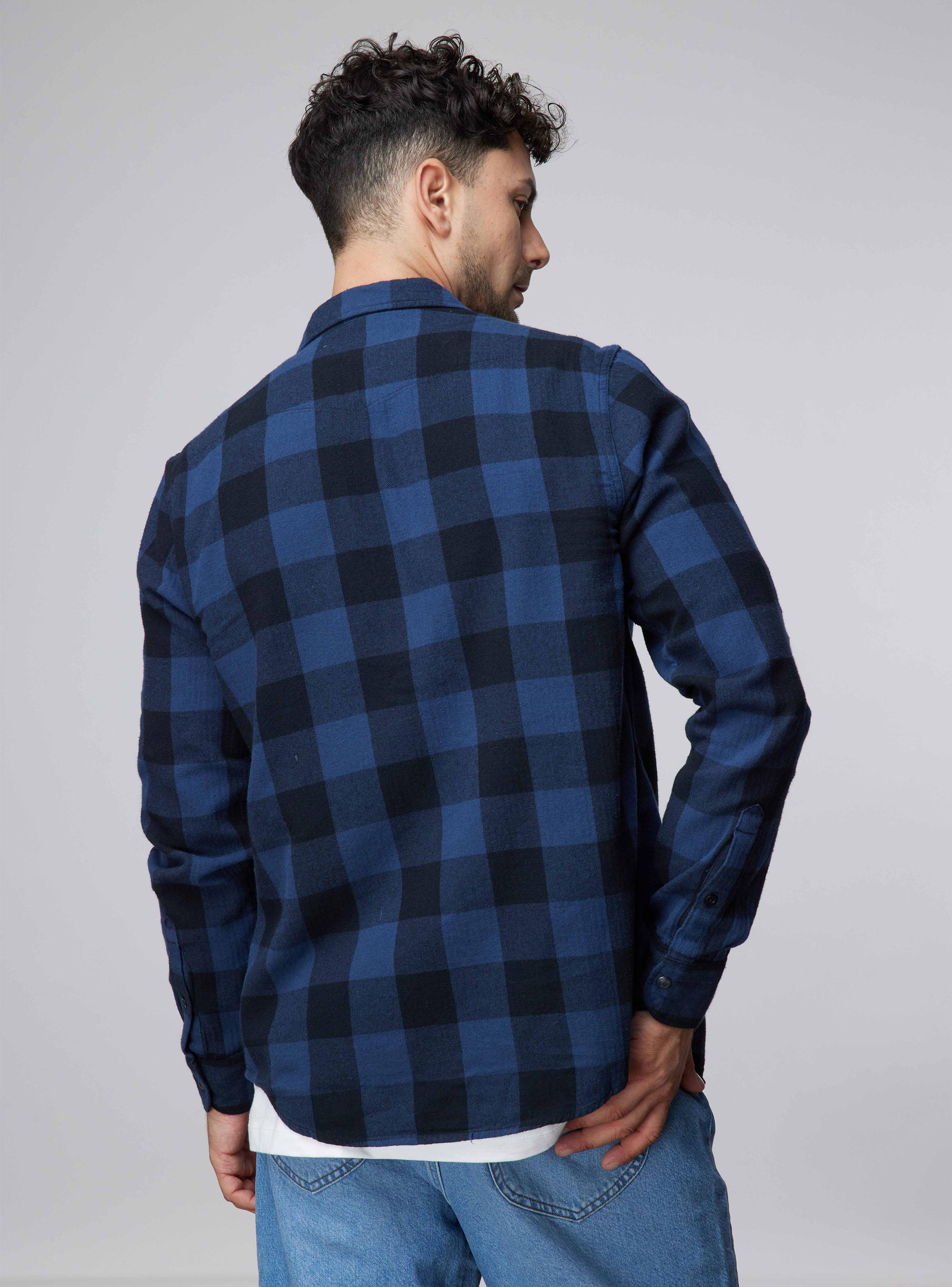 Camisa Leñadora Casual Print Cuadros-1