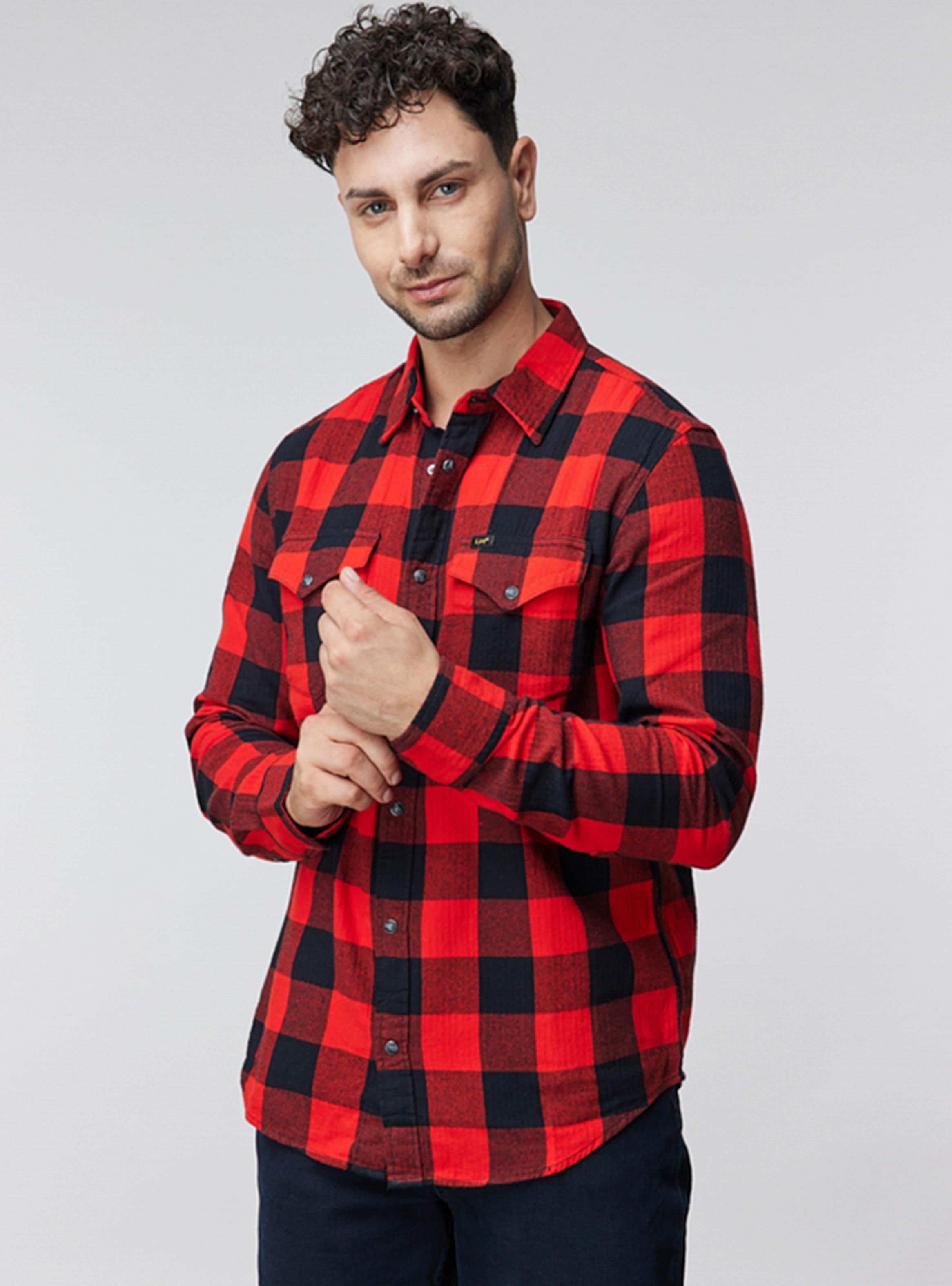 Camisa Leñadora Casual Print Wood-0