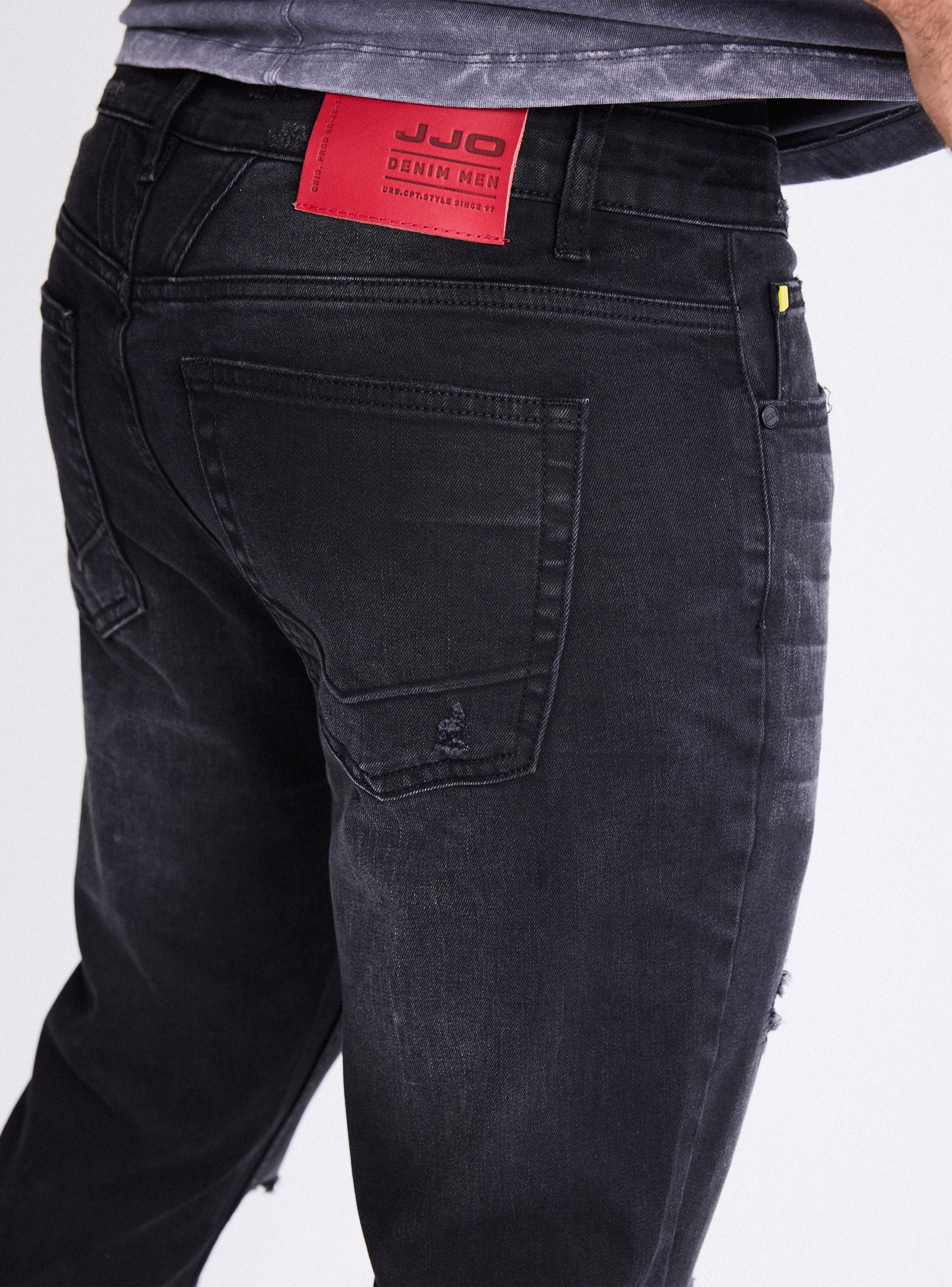 Jeans Roturas Tela Resinada Skinny Fit-3
