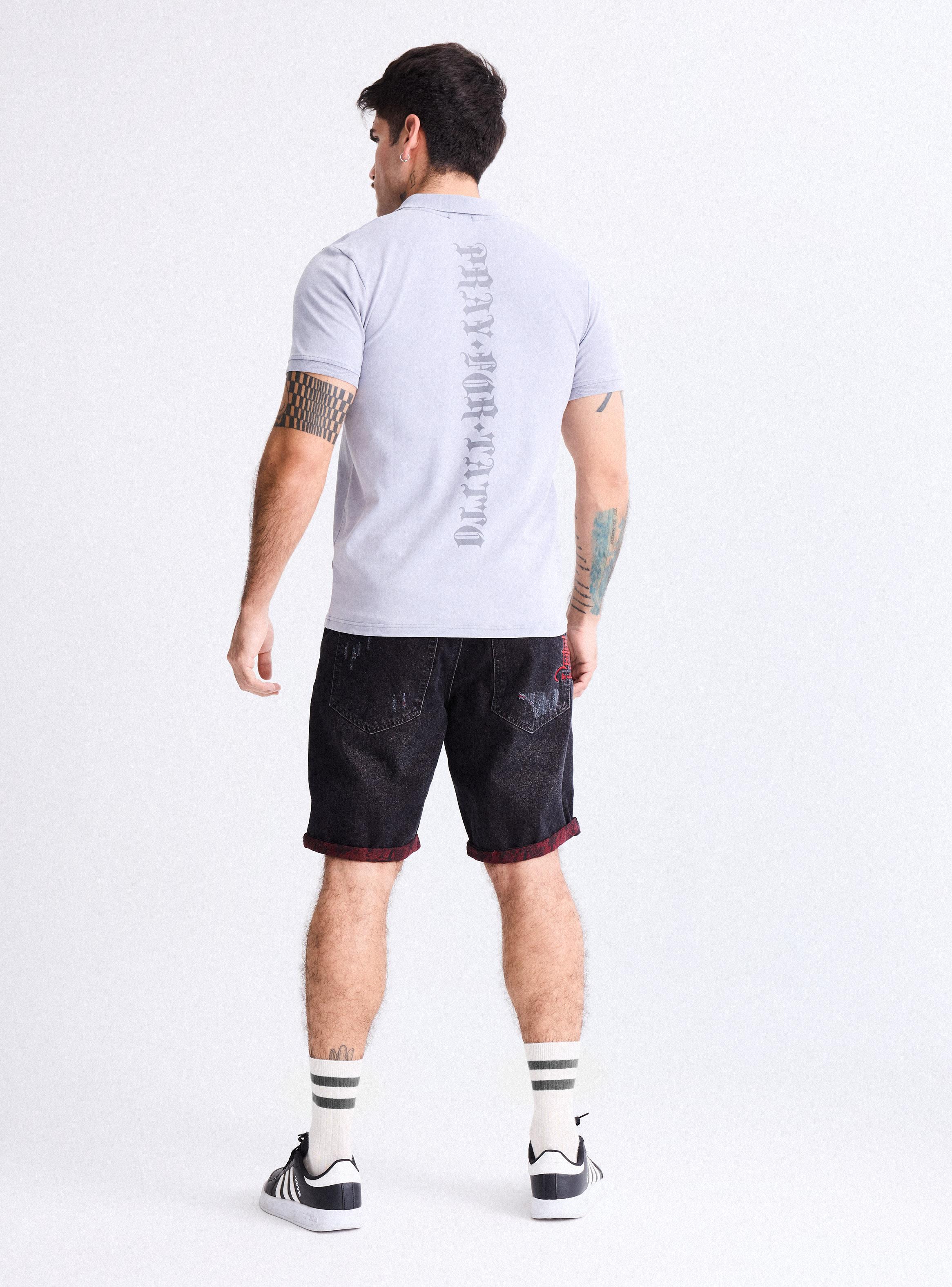 Short Ed Hardy Tela Revés Full Print en Basta-5