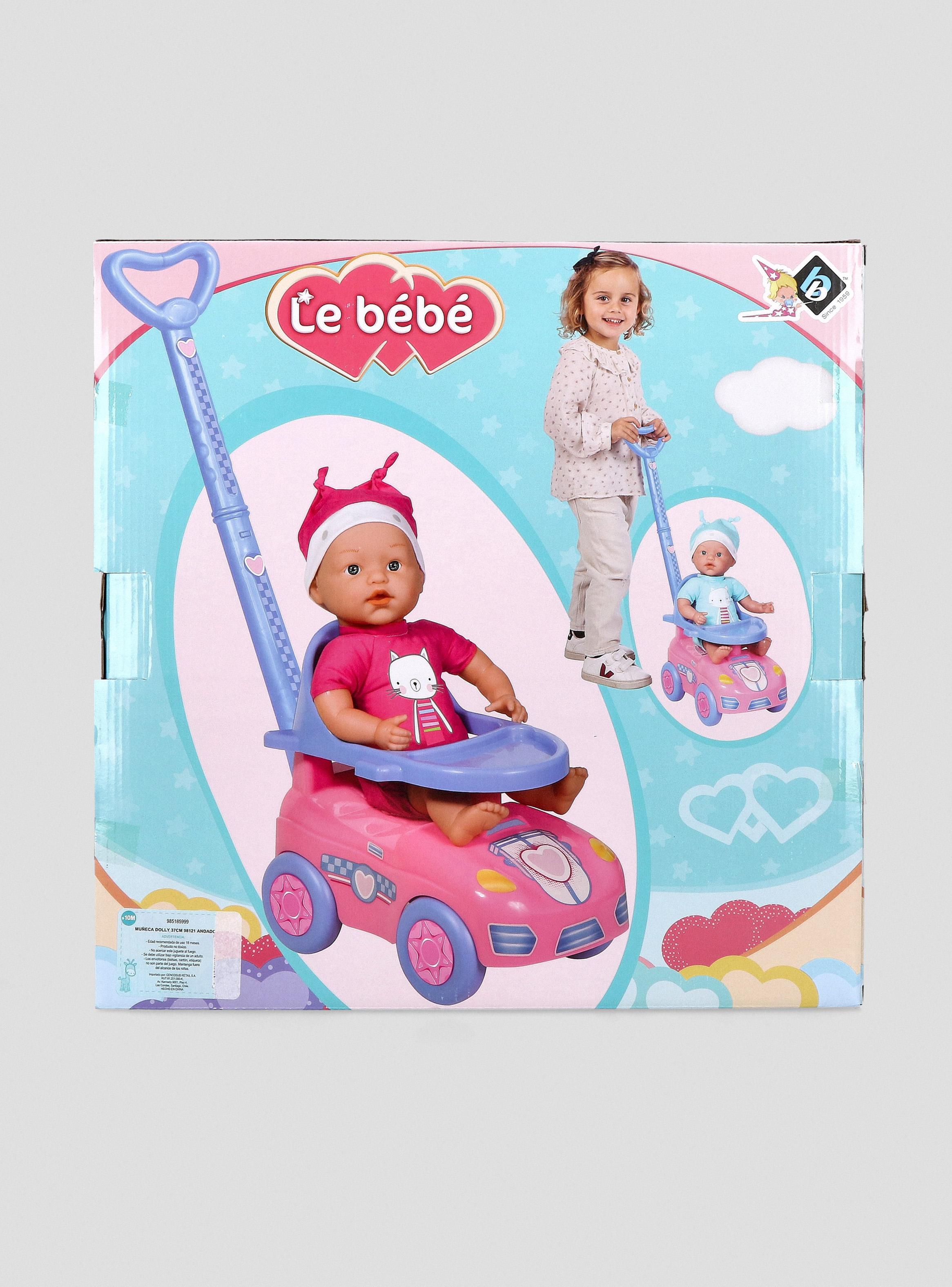 Muñeca Dolly + Correpasillo Rosado-3