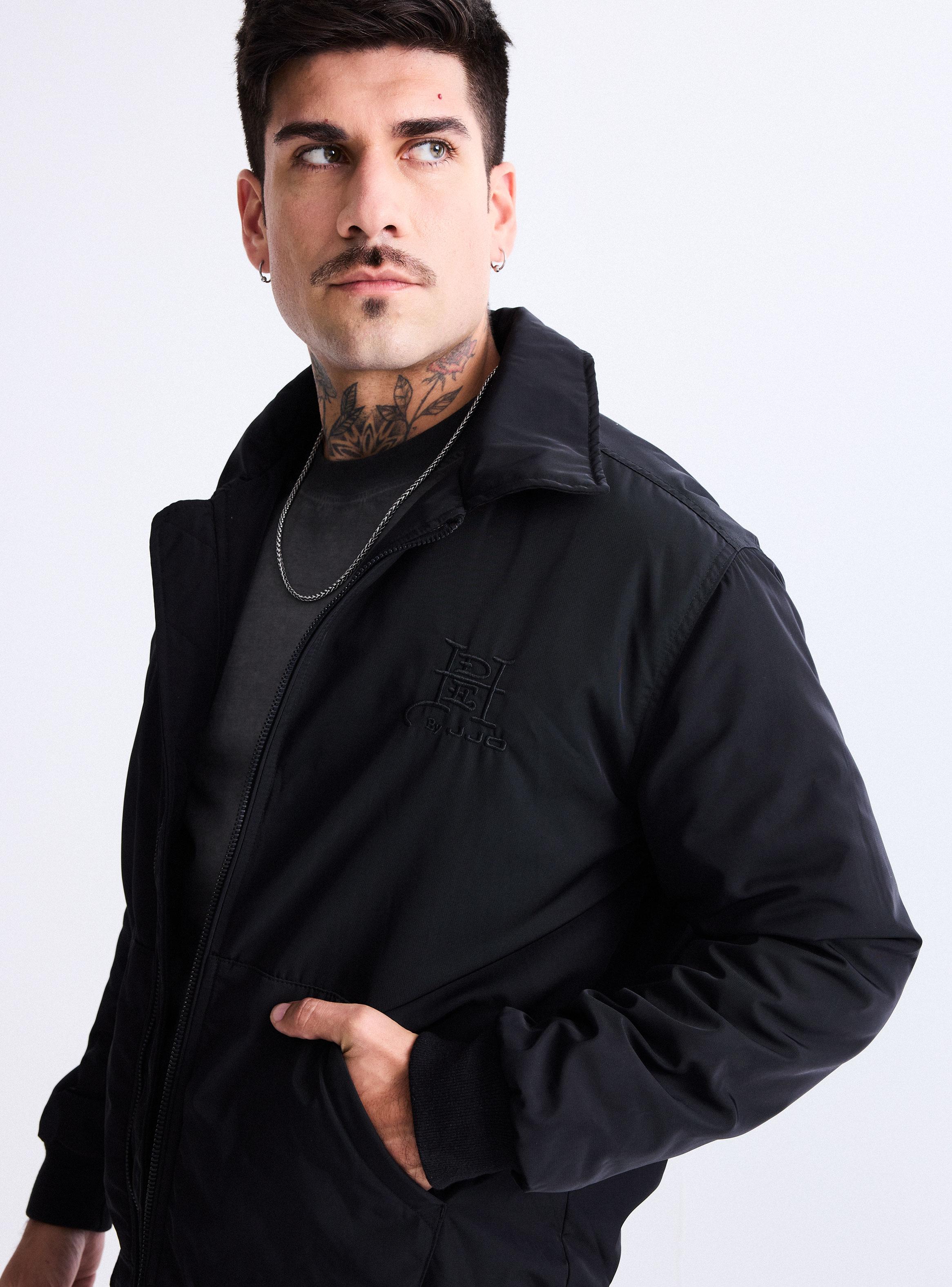 Chaqueta Bomber con Cuello Ed Hardy  Bordado Espald-2