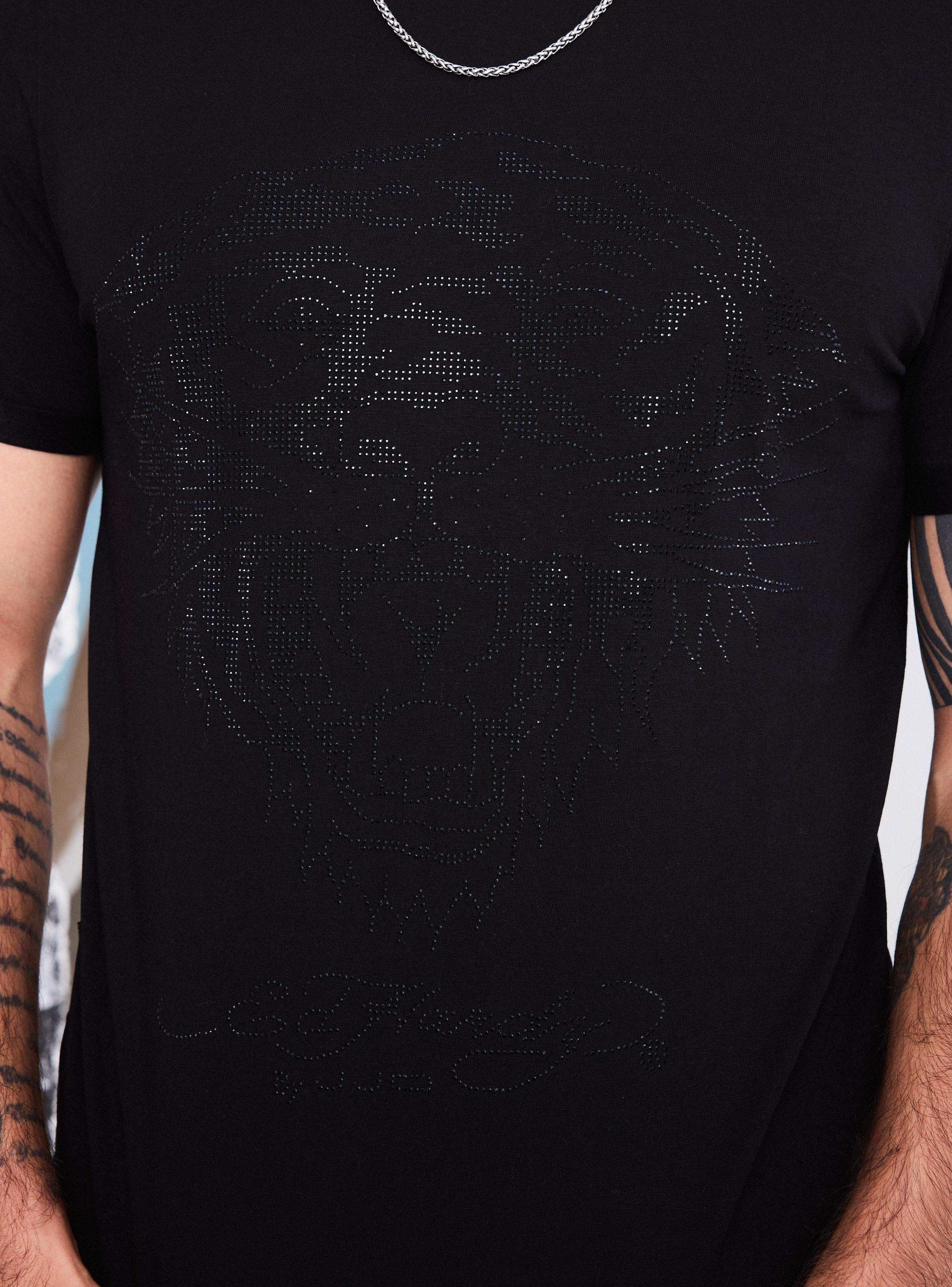 Polera Ed Hardy Tigre con Strass Brillantes-3
