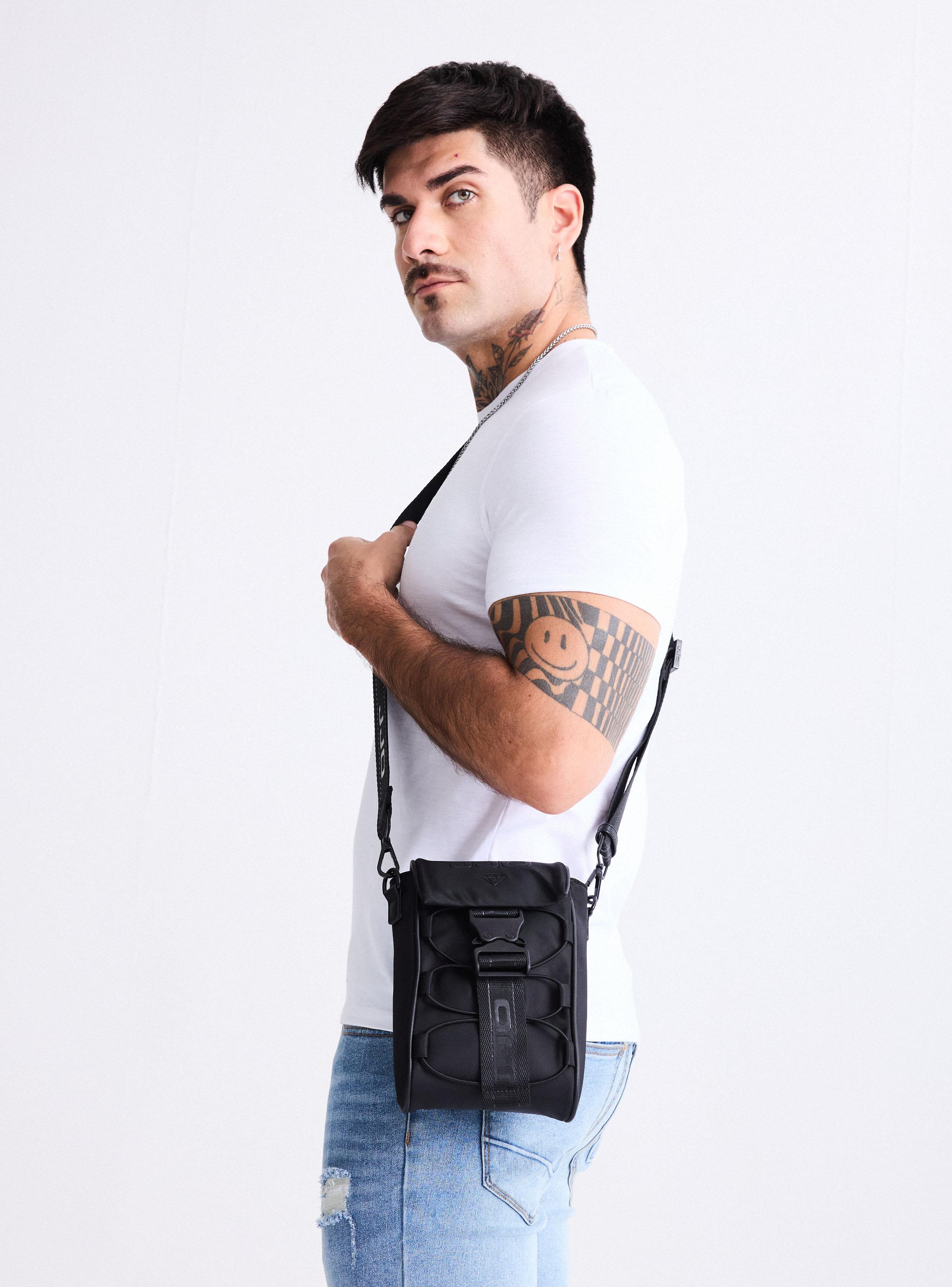 Bolso Cruzado con Broche Plástico-5