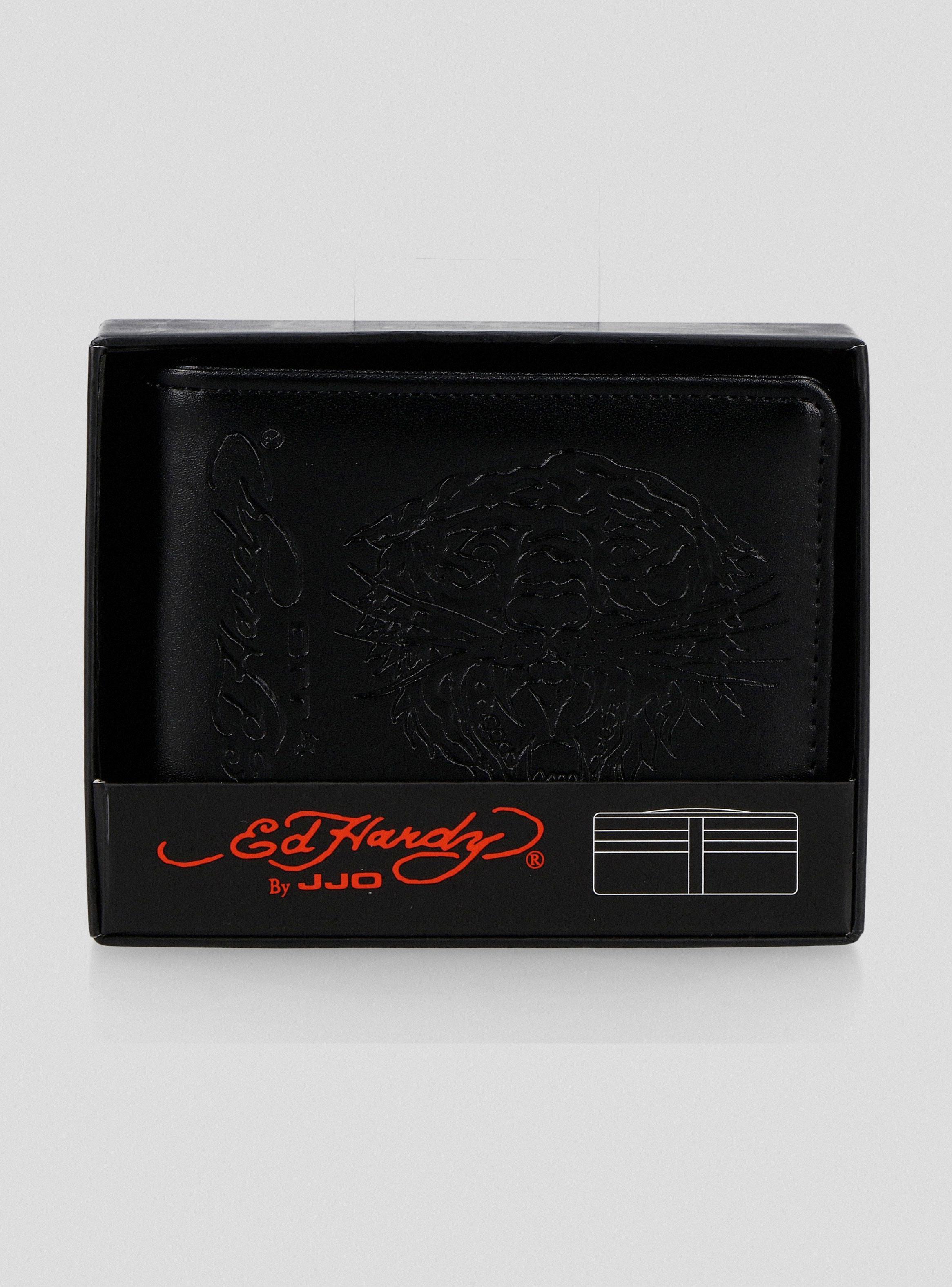 Billetera Simil Cuero Ed Hardy Tigre en Bajo Relieve-4