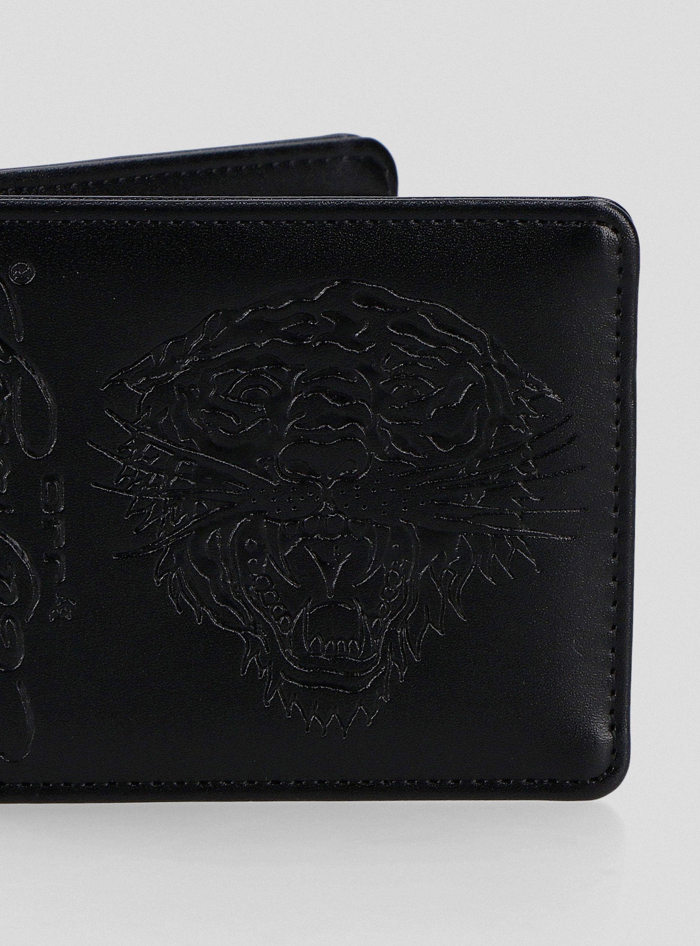 Billetera Simil Cuero Ed Hardy Tigre en Bajo Relieve-3