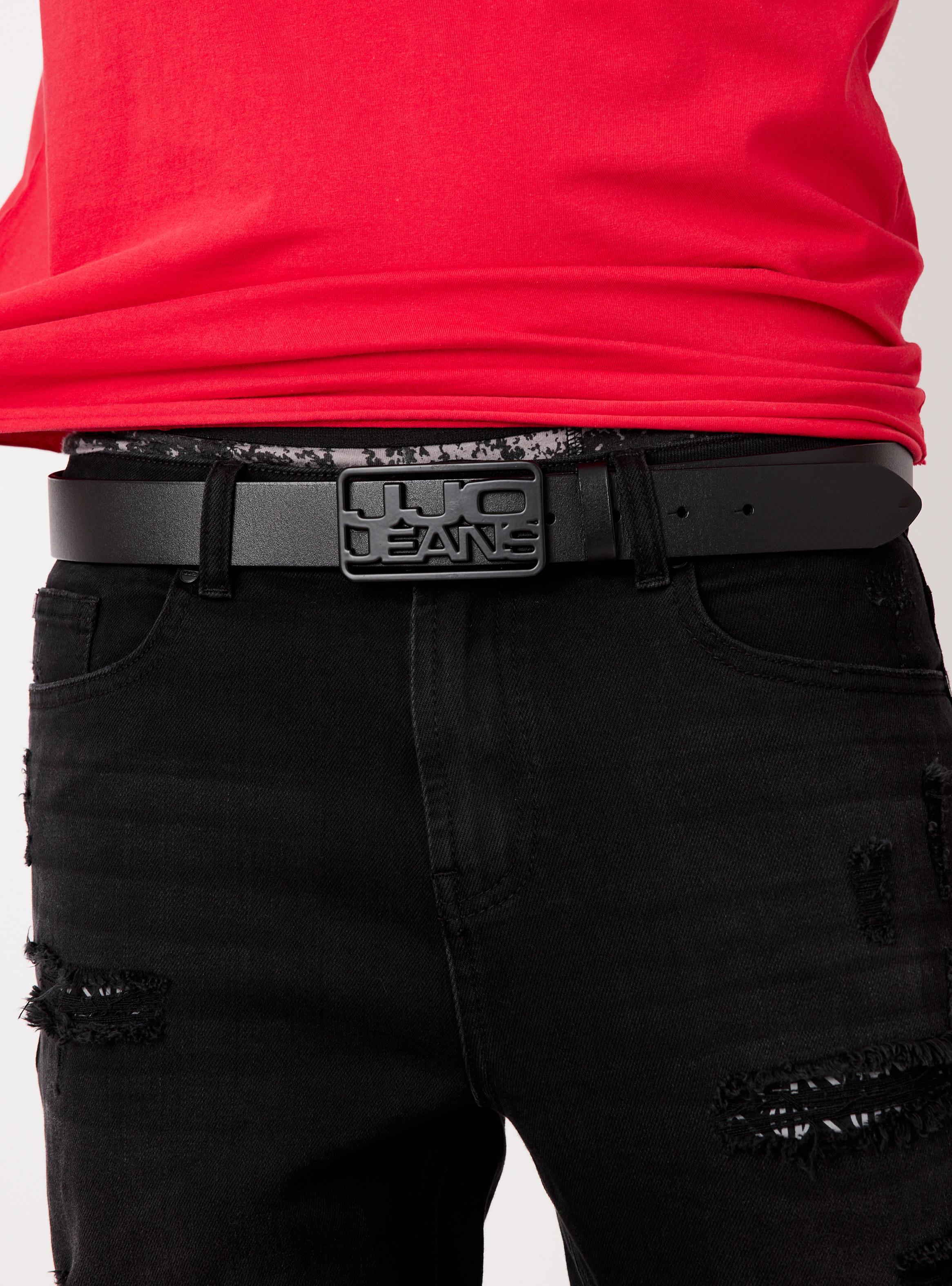 Cinturón Hebilla con Logo Calado-4