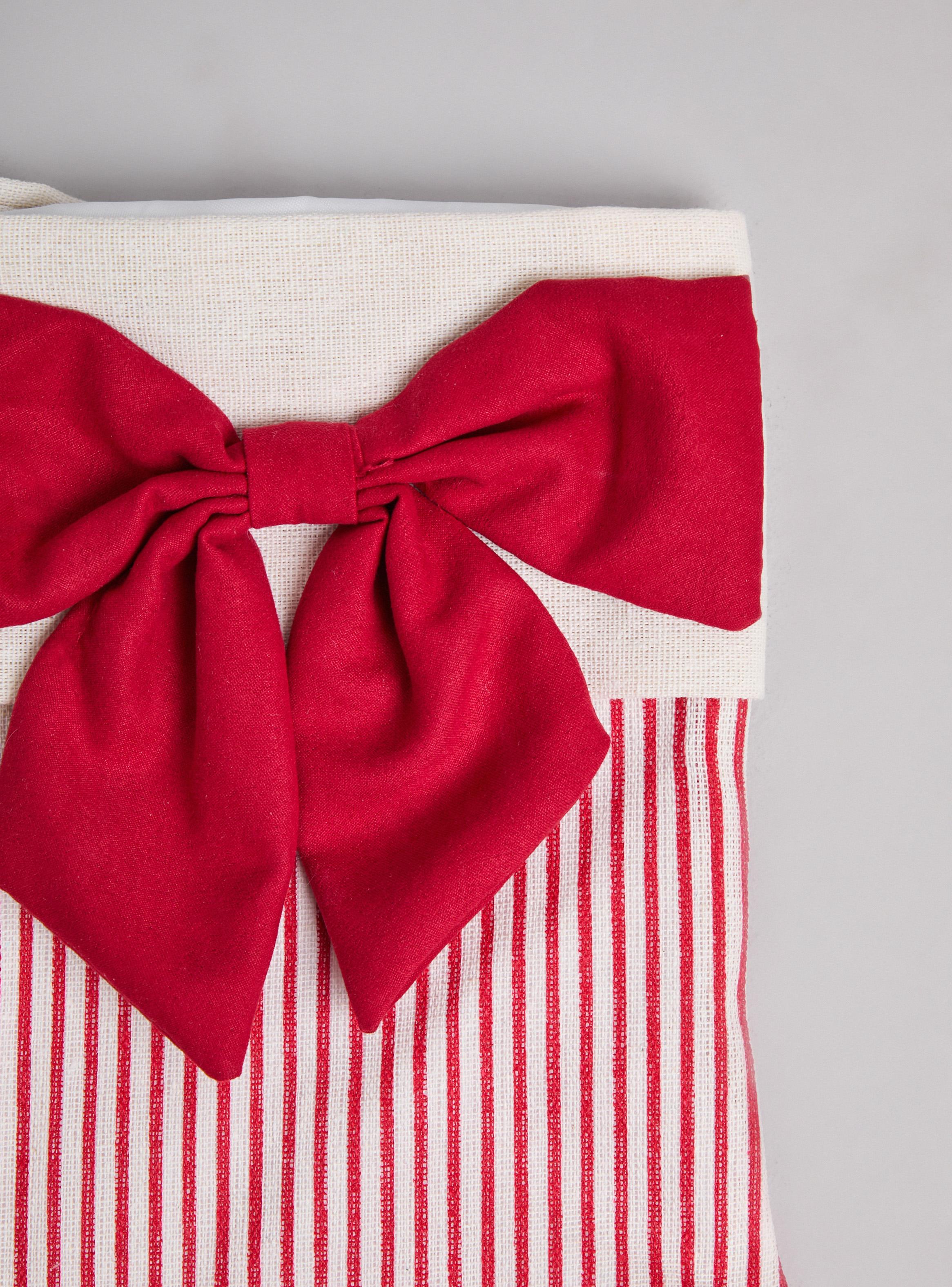 Bota de Navidad Rayas Cinta-2