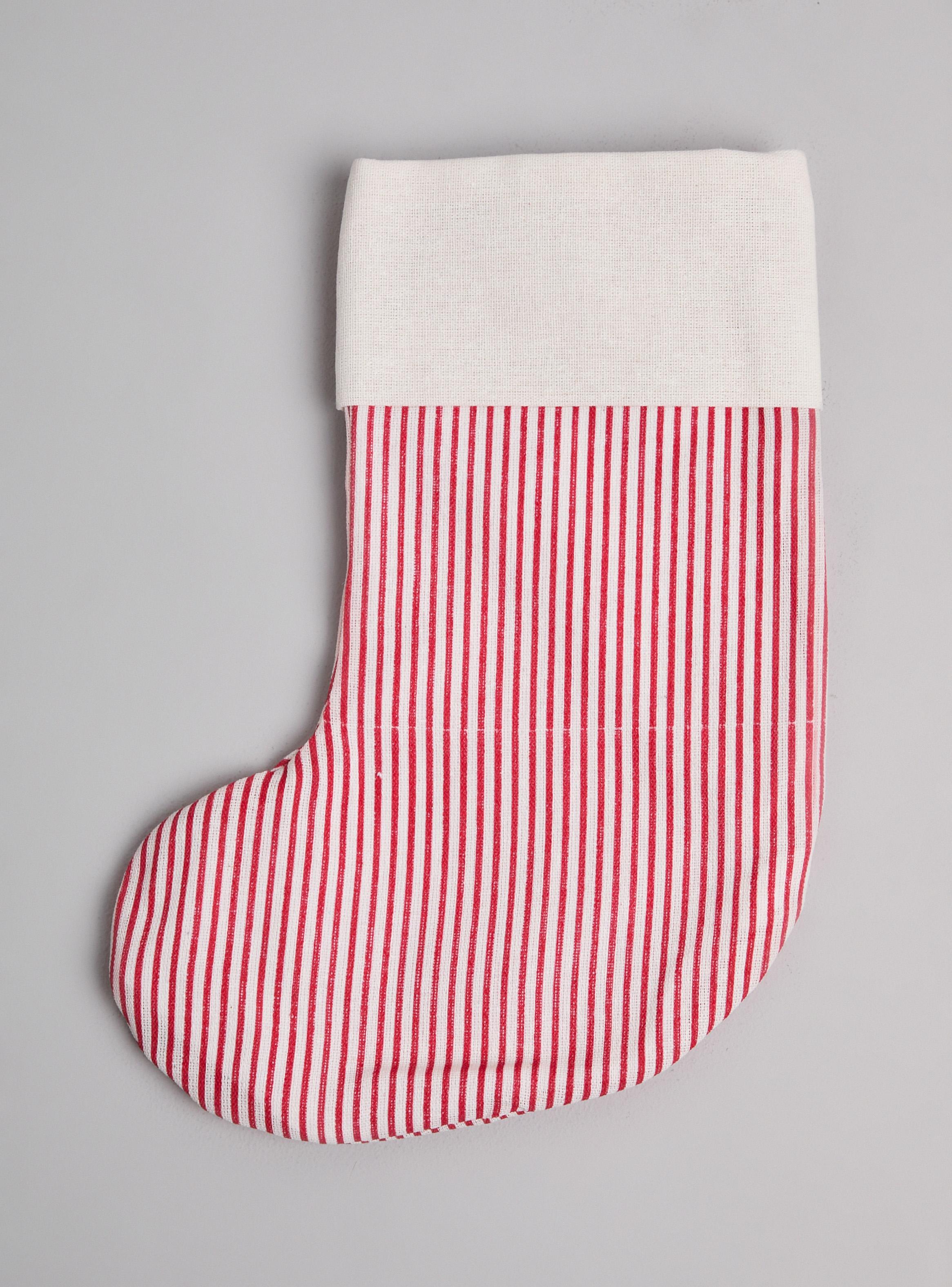 Bota de Navidad Rayas Cinta-1