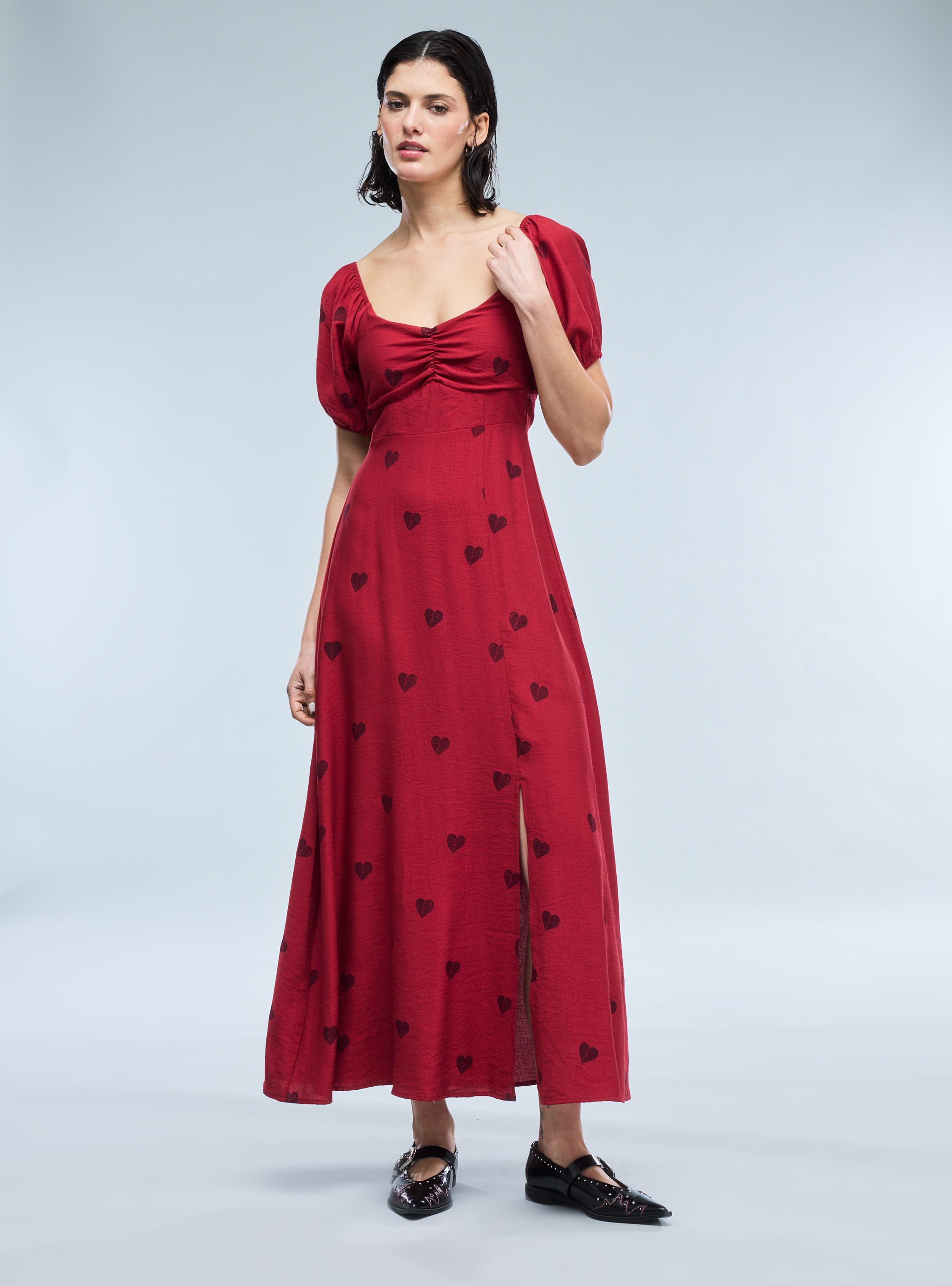 Vestido Estampado Largo Color-4