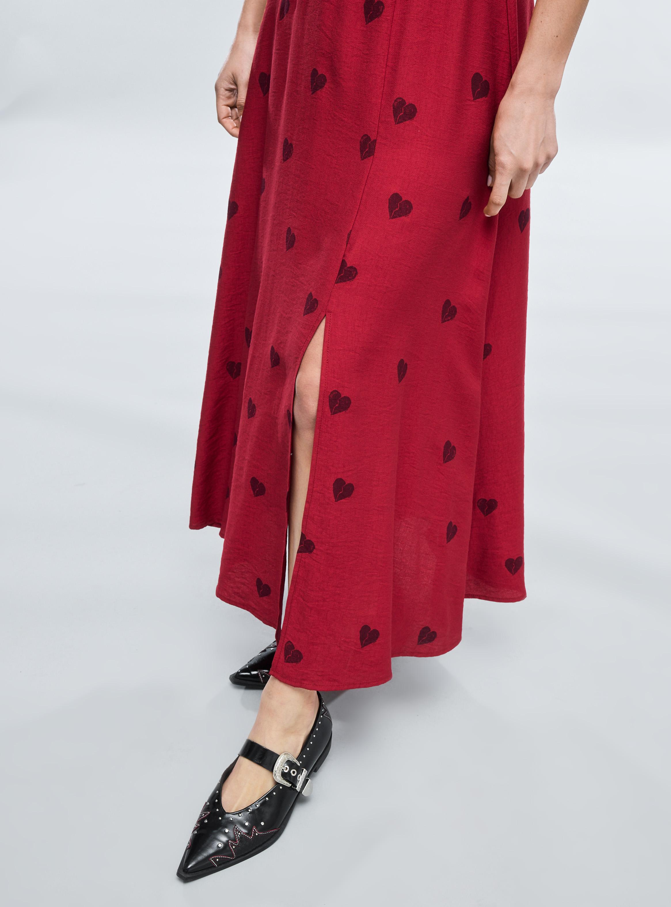 Vestido Estampado Largo Color-3