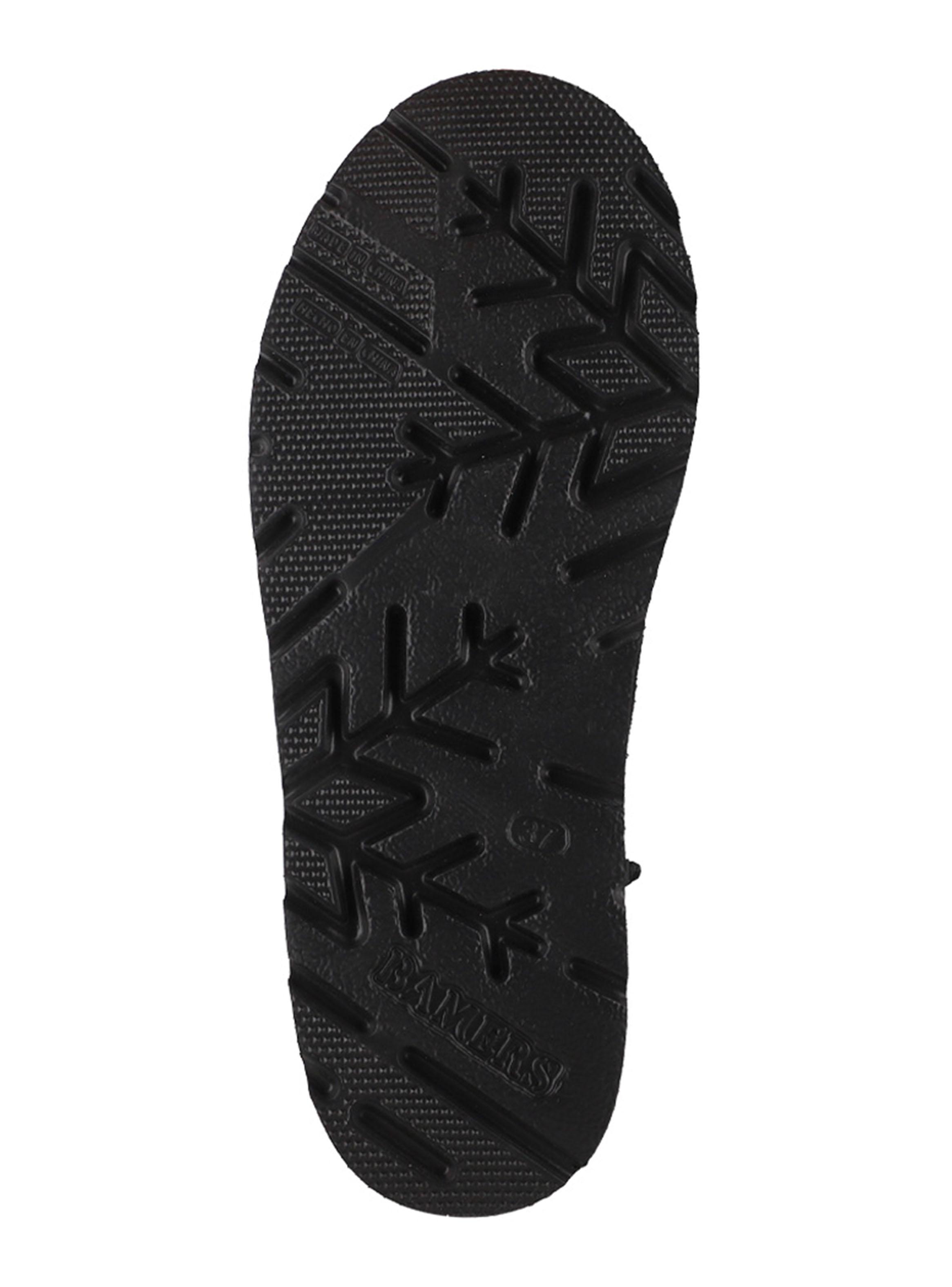 Bota Lisa Blas Mini Plataforma Cuero Mujer-4