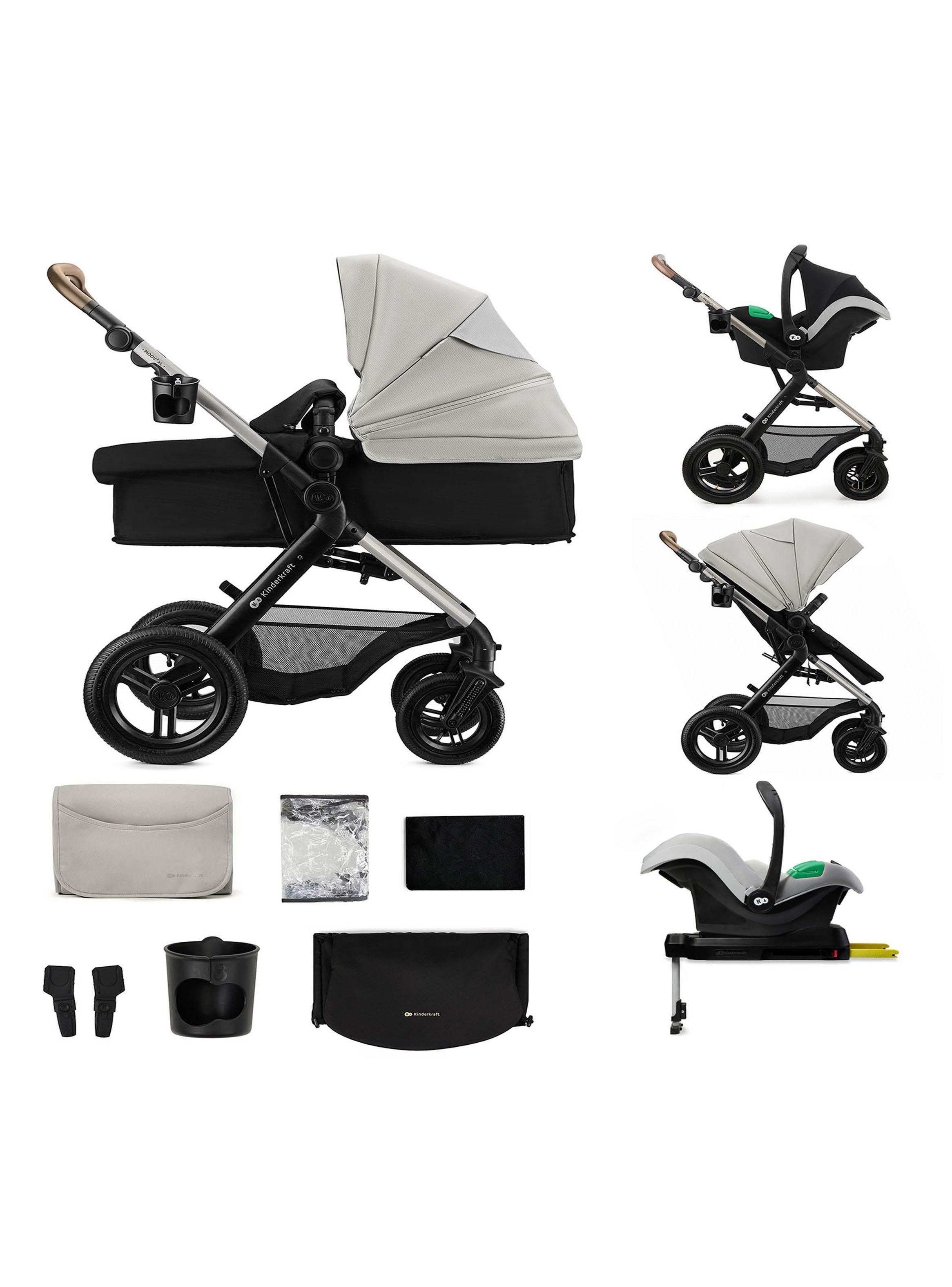 Coche Travel System Moov2 Xl Air Grey+Base-4