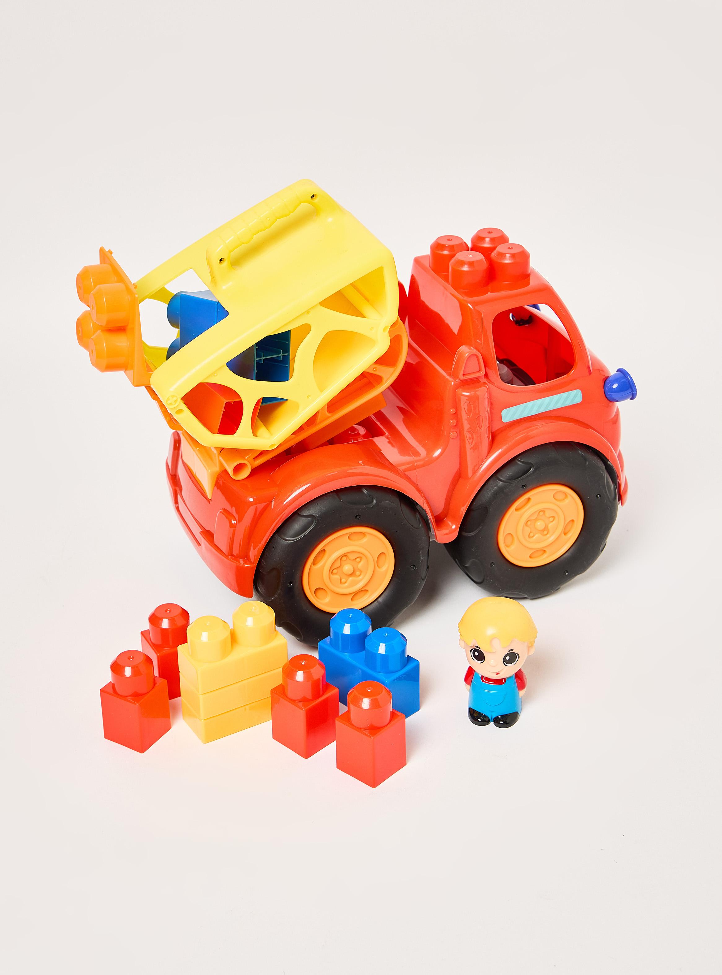 Bloques Maxi 11 Piezas + Camión Volquete-1