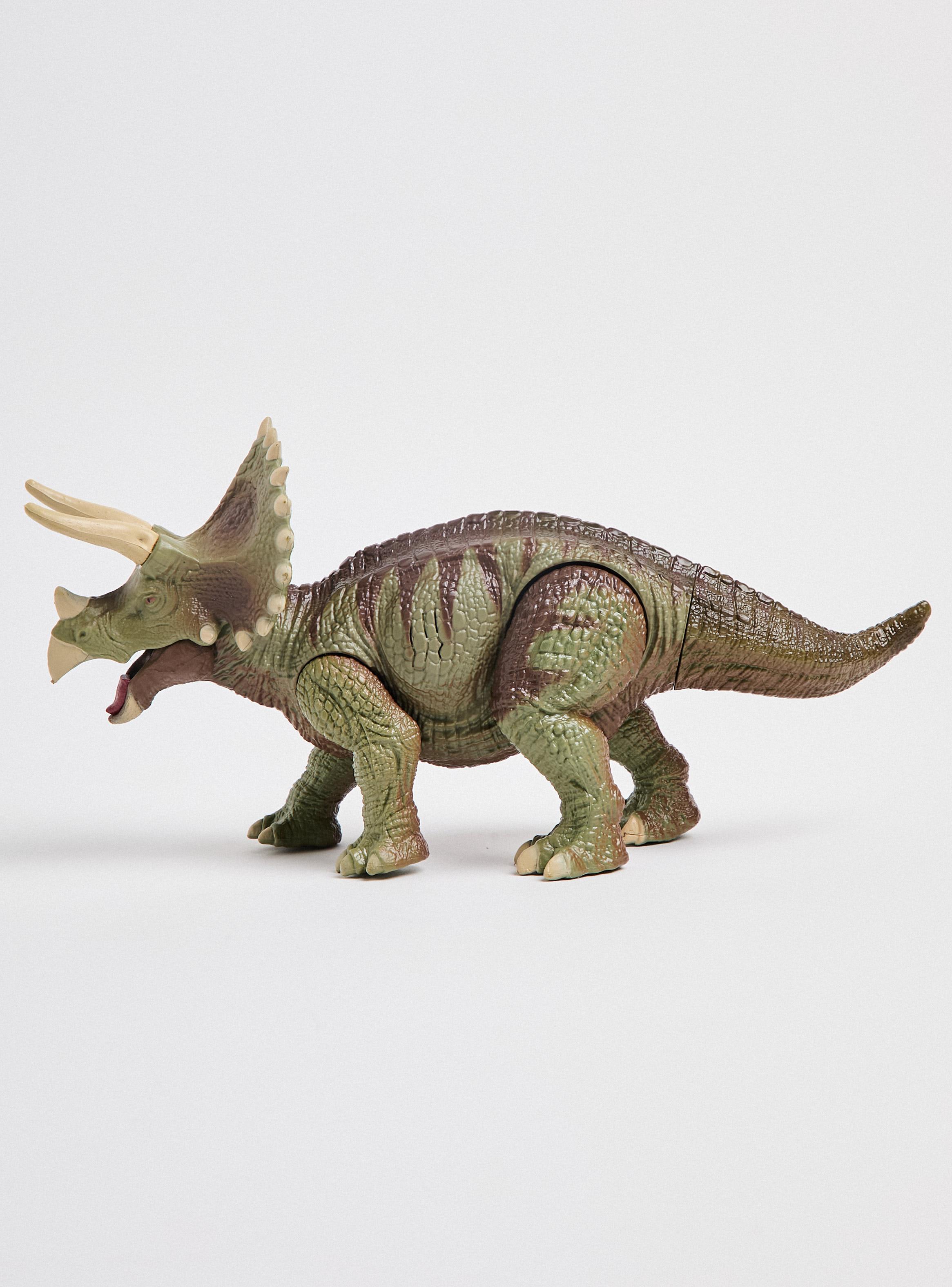 Dinosaurio Triceratops con Luz y Sonido-0