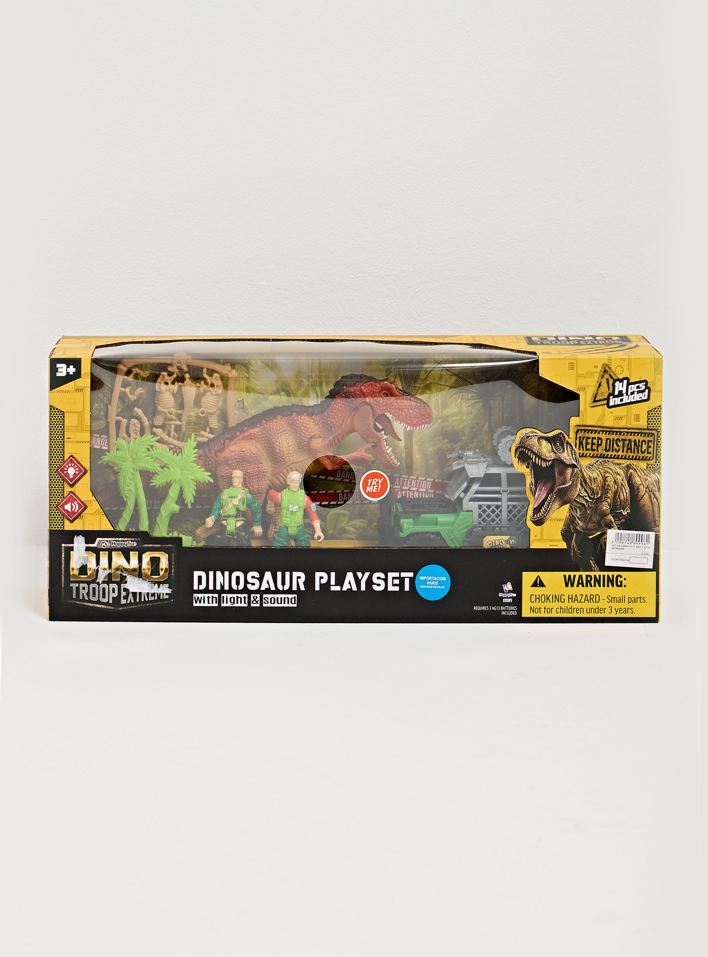 Set Dinosaurio T- Rex + Accesorios-2