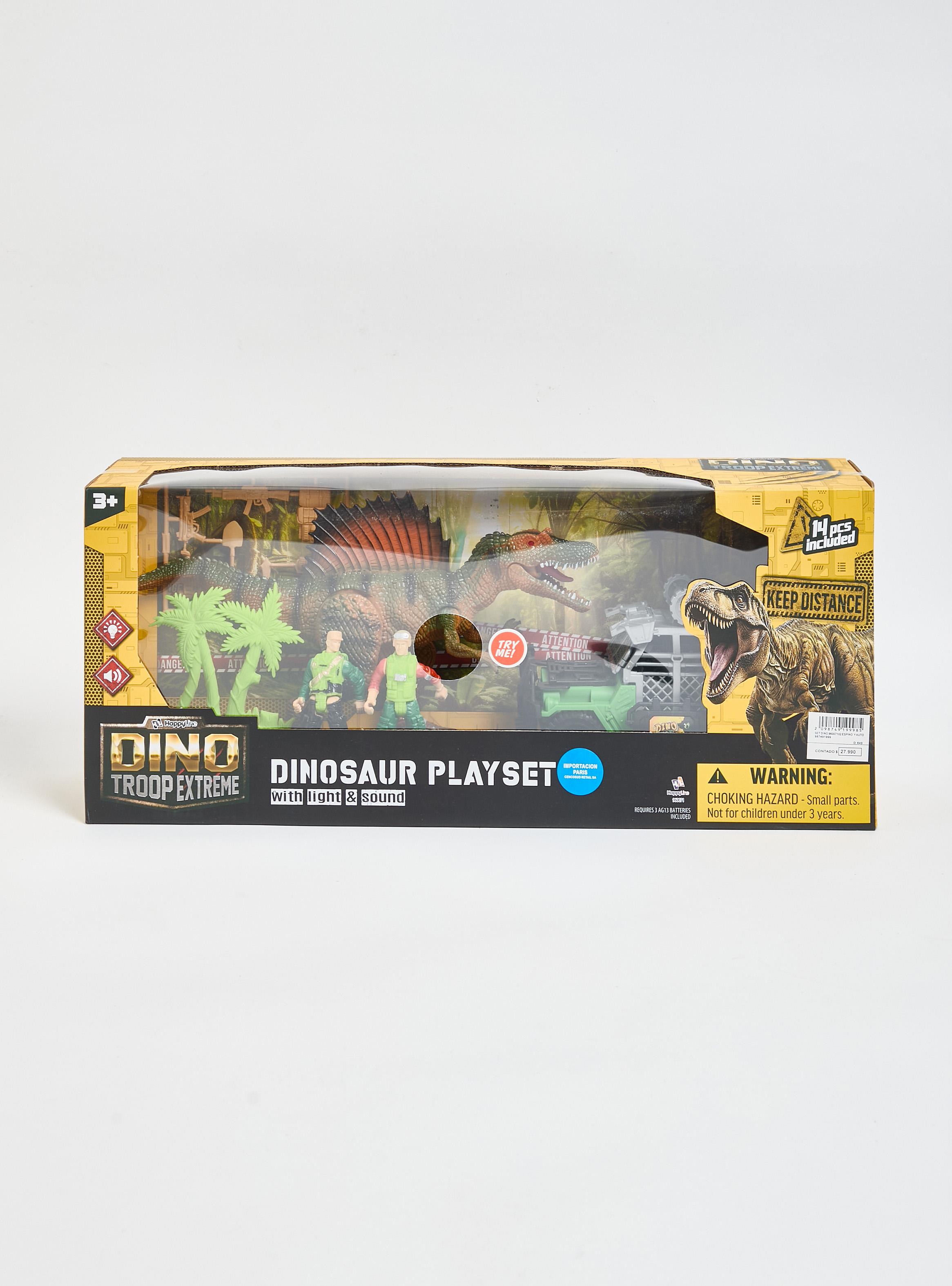 Set Dinosaurio Espinosaurio + Accesorios-2