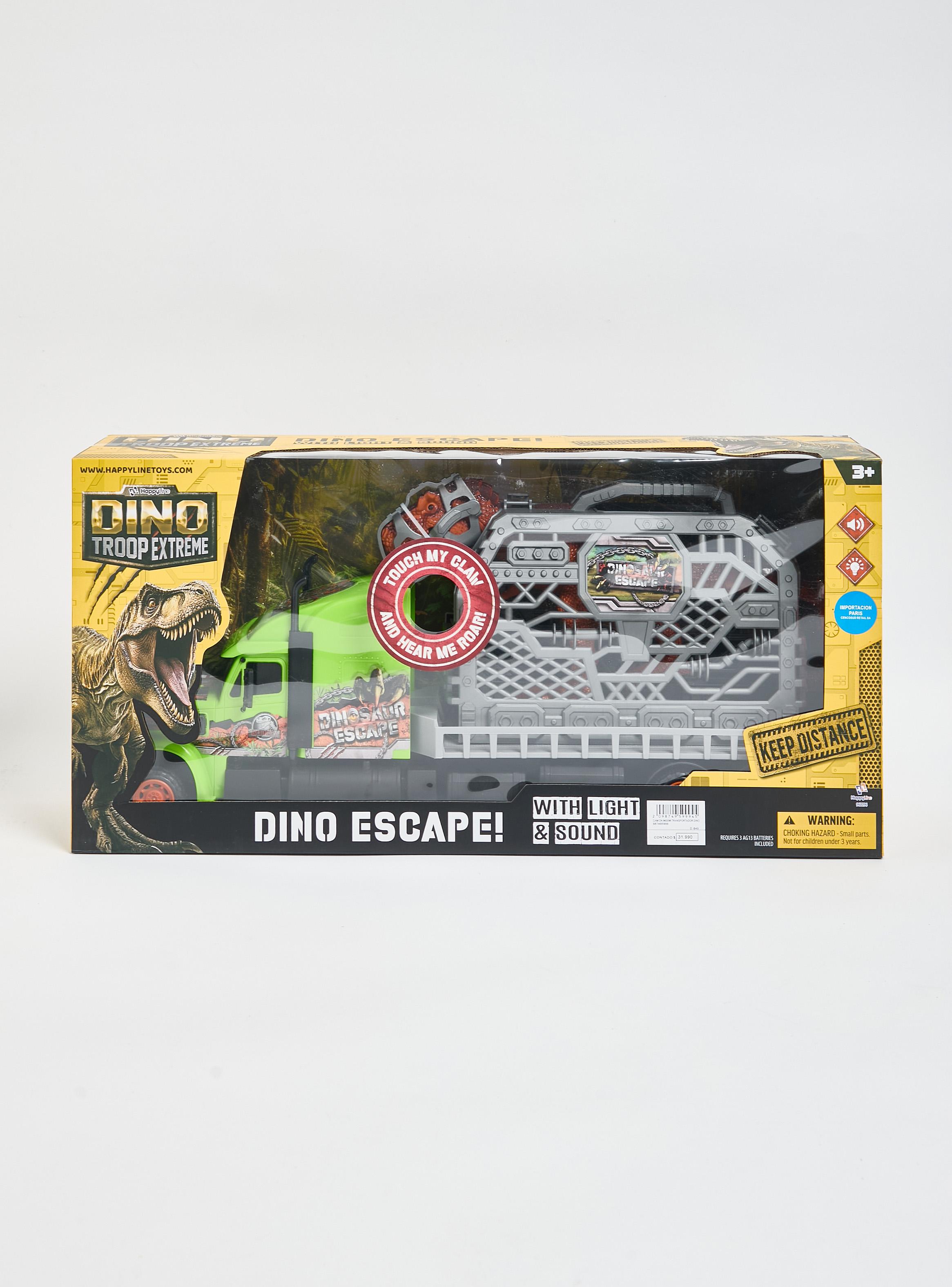 Camión Transportador con Dinosaurios-2