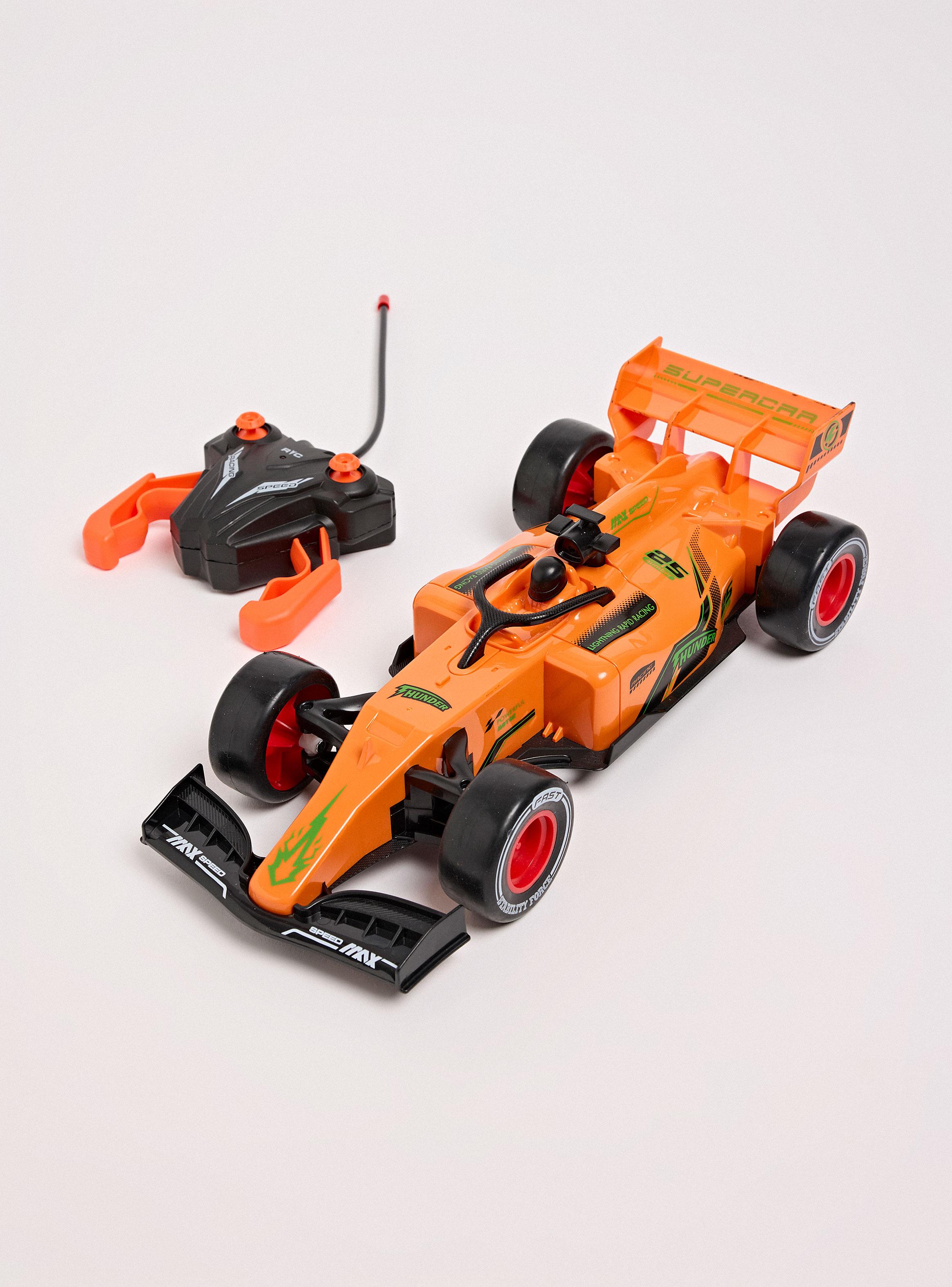 Auto a Control Remoto de Carrera F1 1:16 Naranjo-1