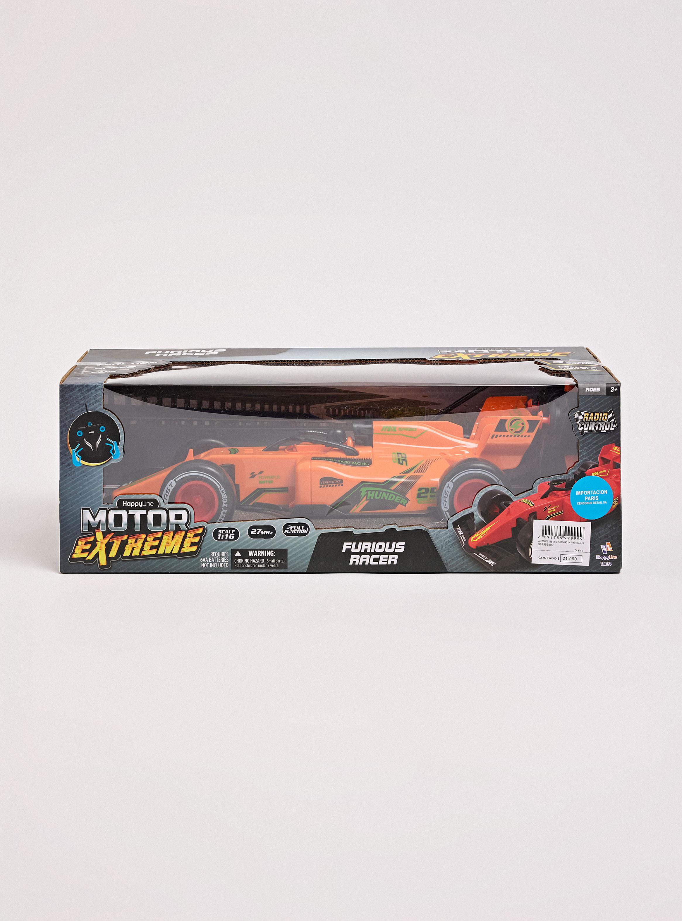 Auto a Control Remoto de Carrera F1 1:16 Naranjo-3
