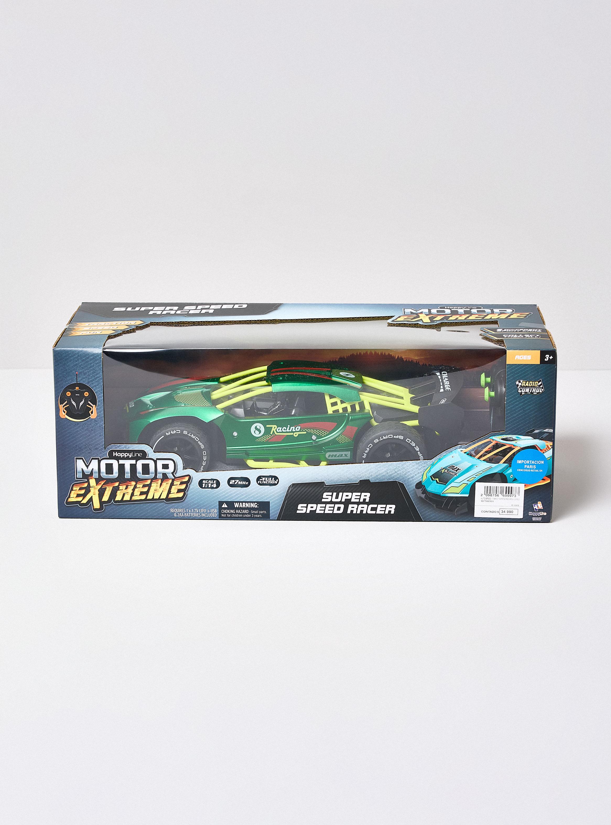 Auto a Control Remoto Super Speed Verde 1:14-0