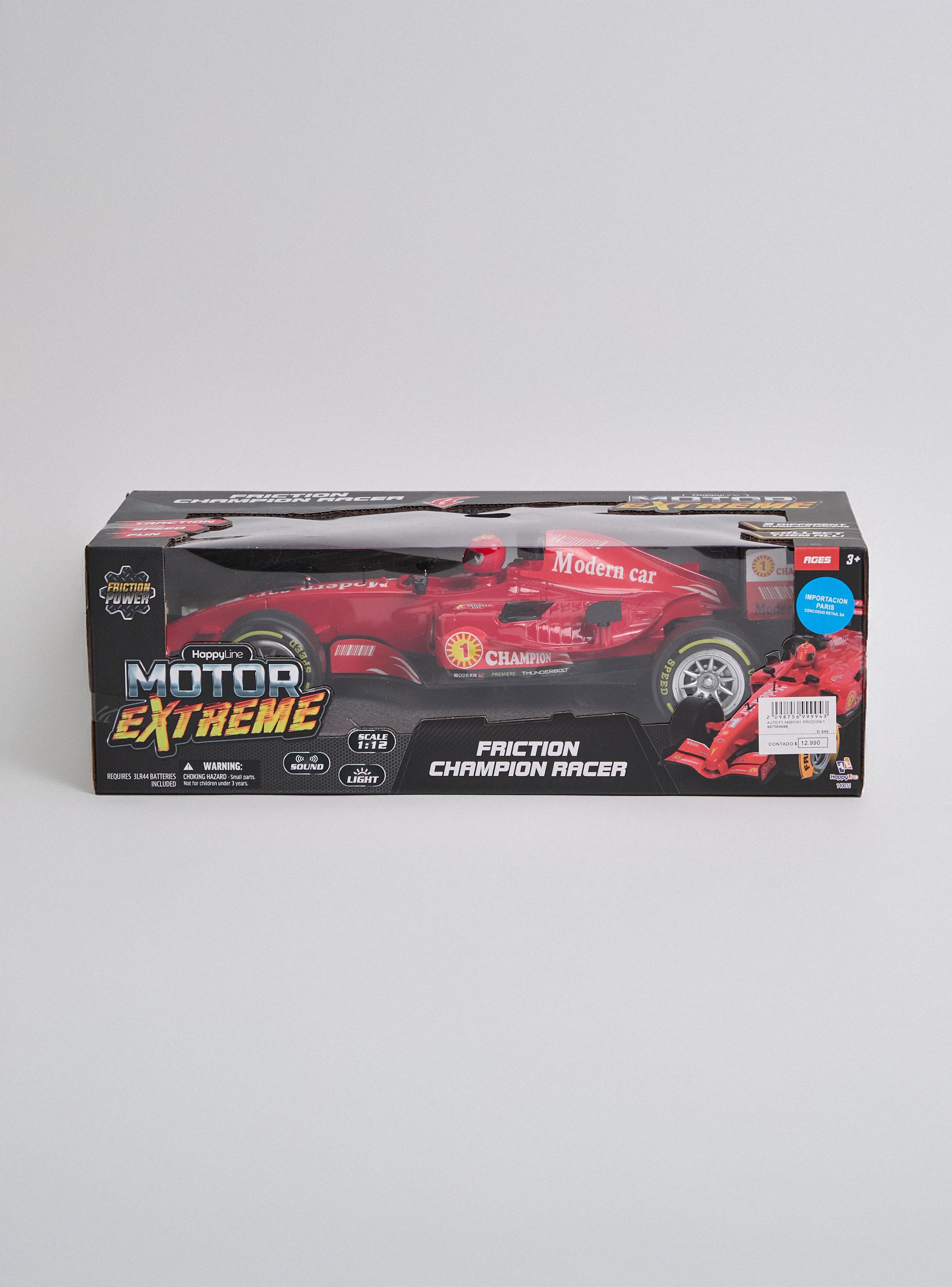 Auto de Carrera a Fricción 1:12 con Luz y Sonido-2