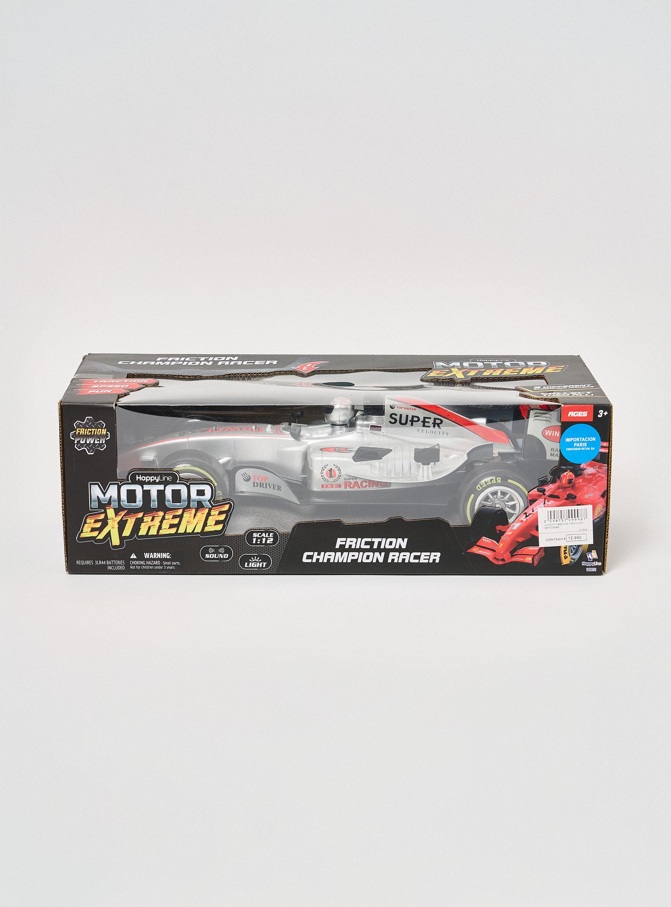 Auto a Fricción F1 1:12 Plateado-2