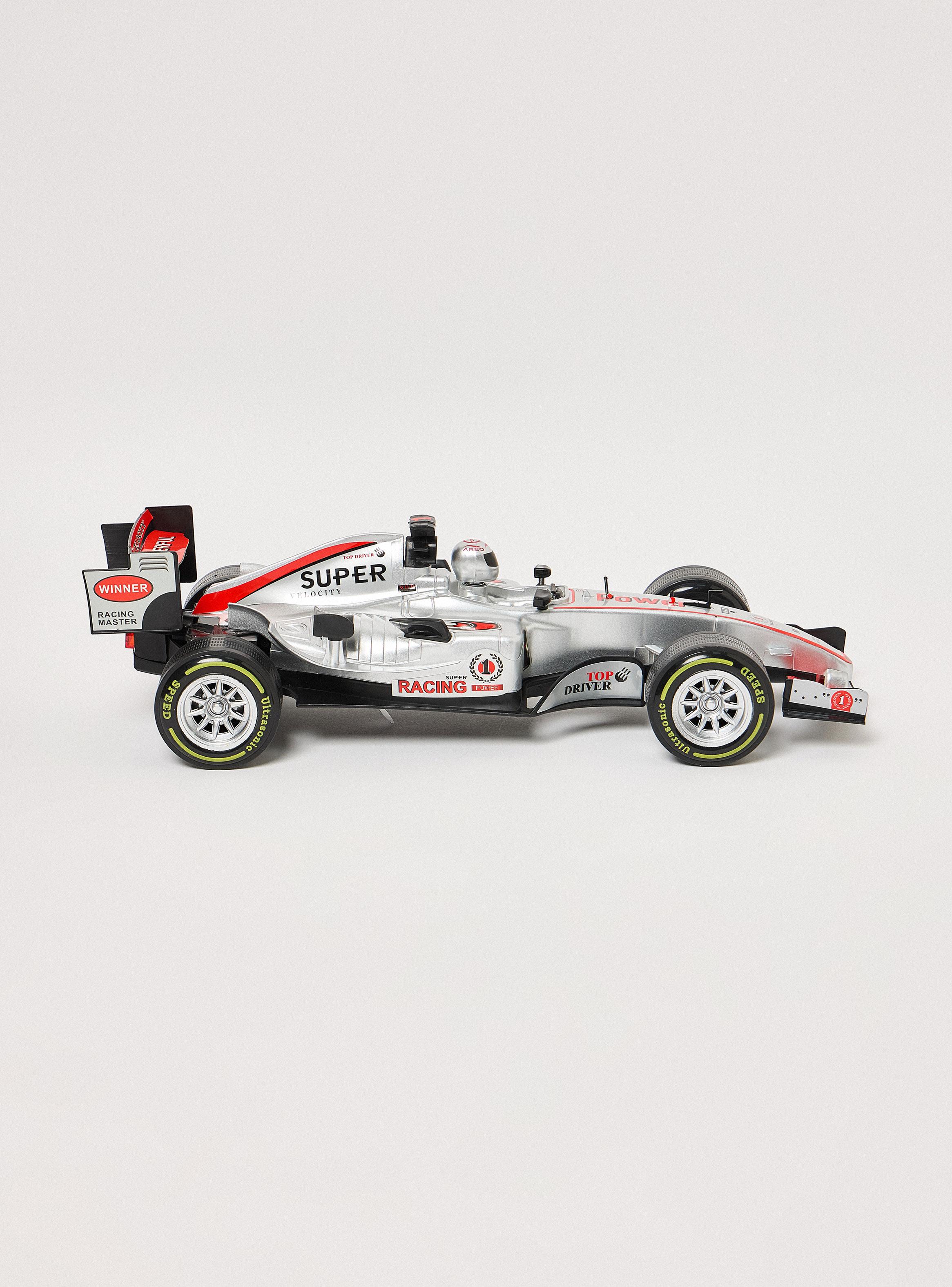 Auto a Fricción F1 1:12 Plateado-1