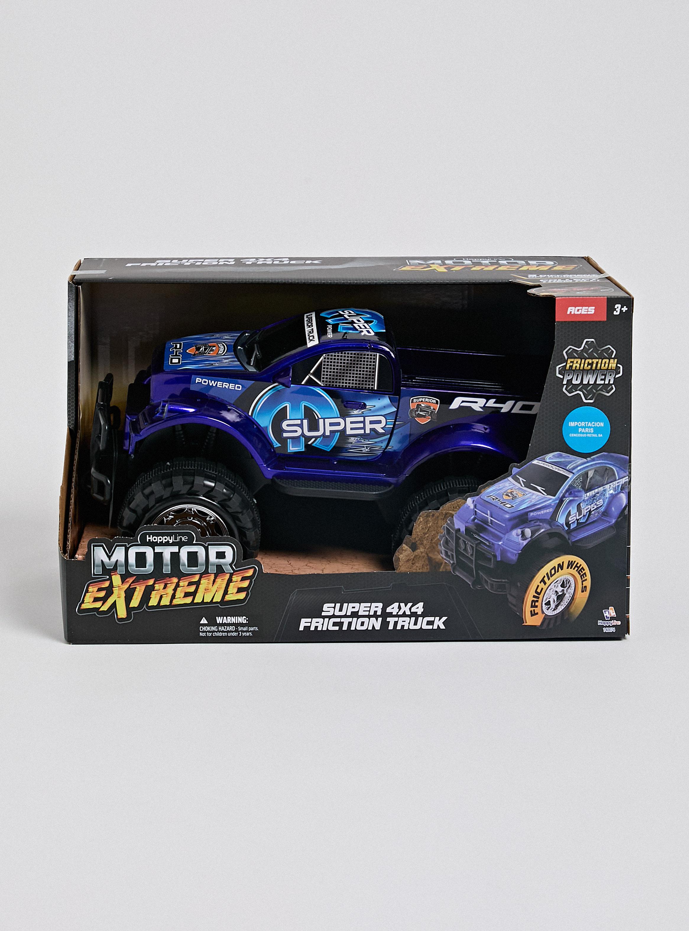 Auto a Fricción 4x4 35 cm Azul-3